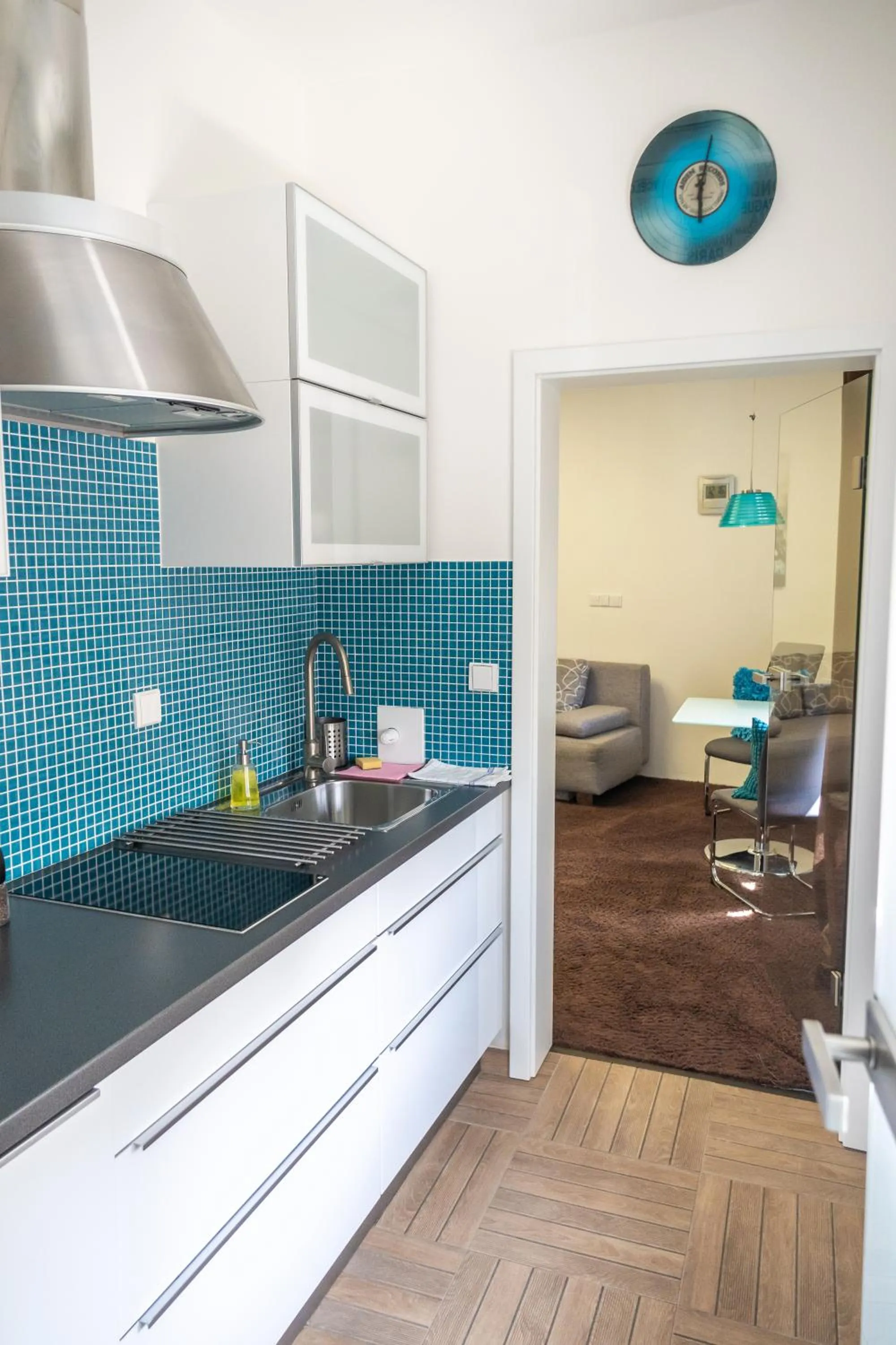 Kitchen or kitchenette in Hotel Plzeň