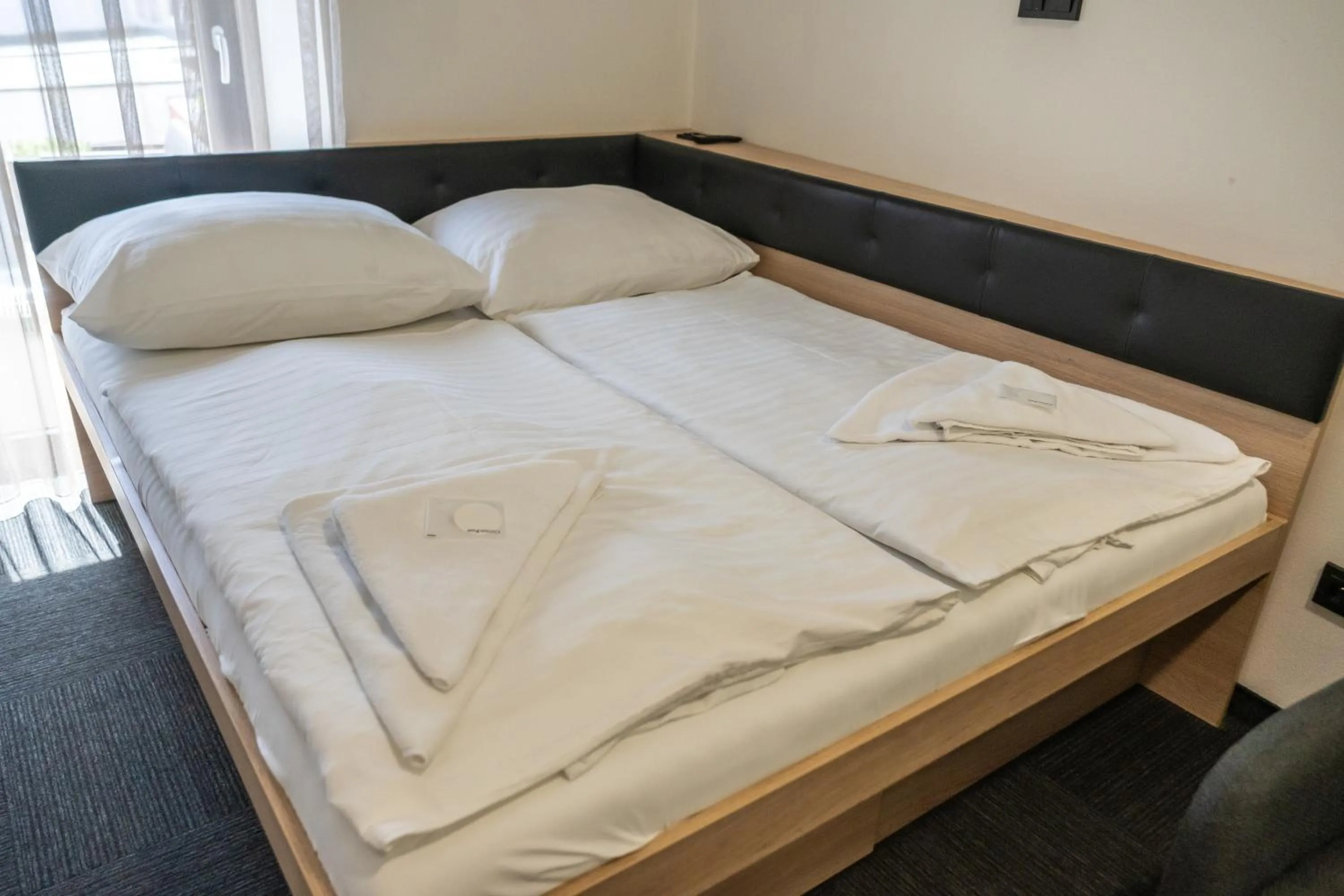 Bed in Hotel Plzeň