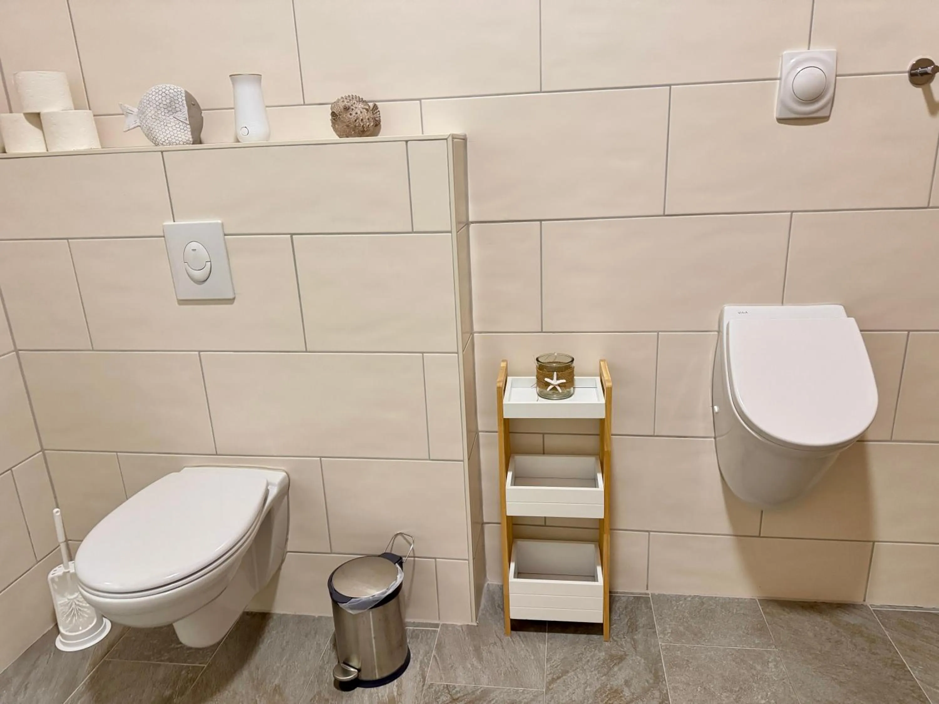 Toilet in Villa Moorstern am Badesee Tannenhausen