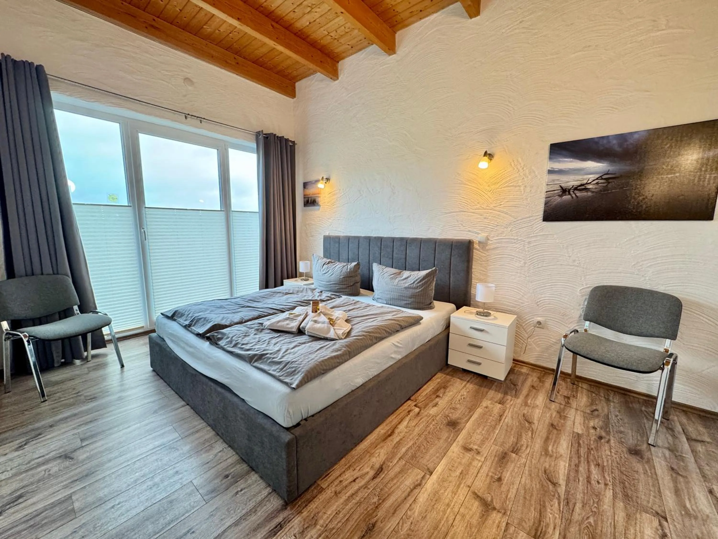 Bedroom, Bed in Villa Moorstern am Badesee Tannenhausen