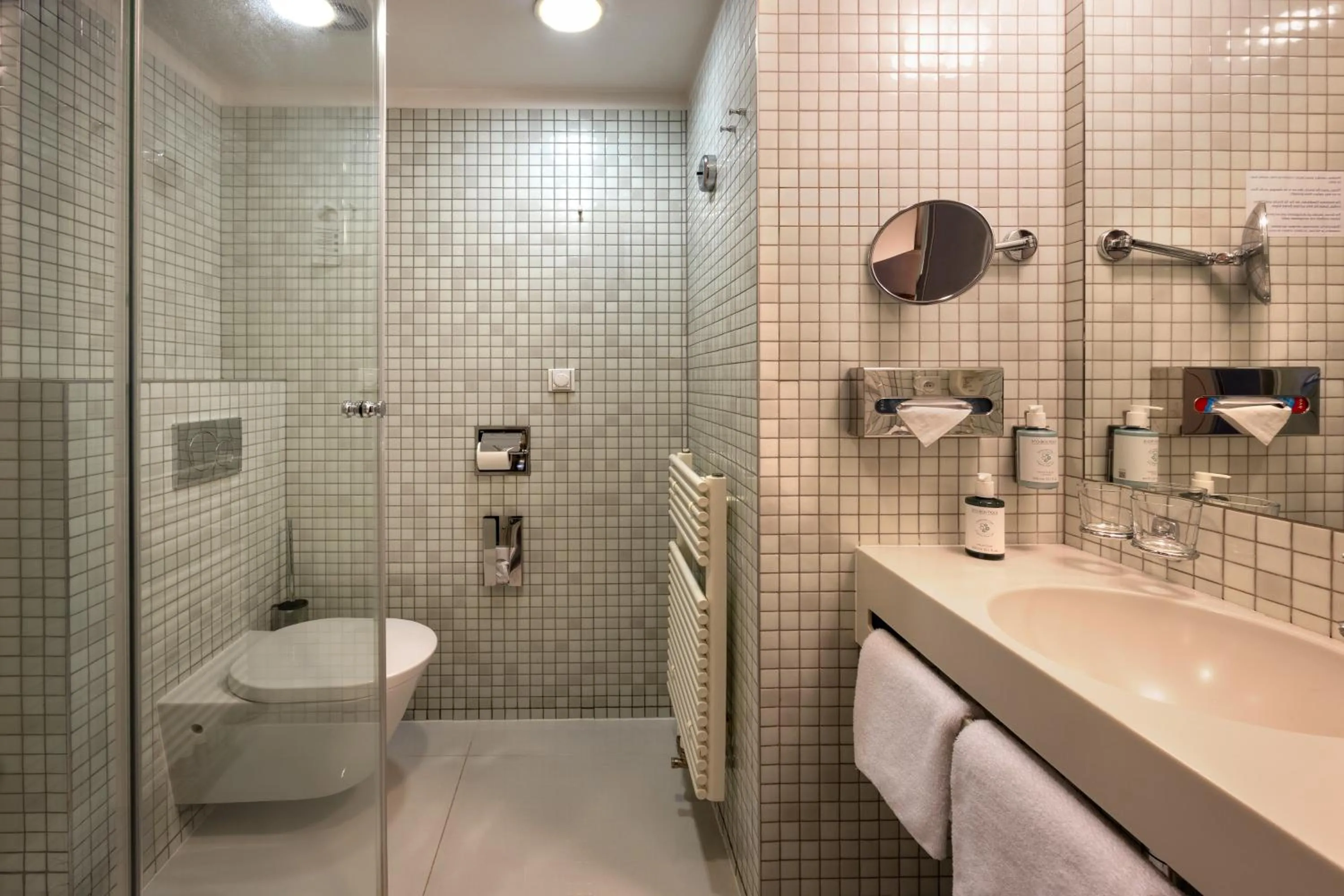 Shower in Monastery Hotel