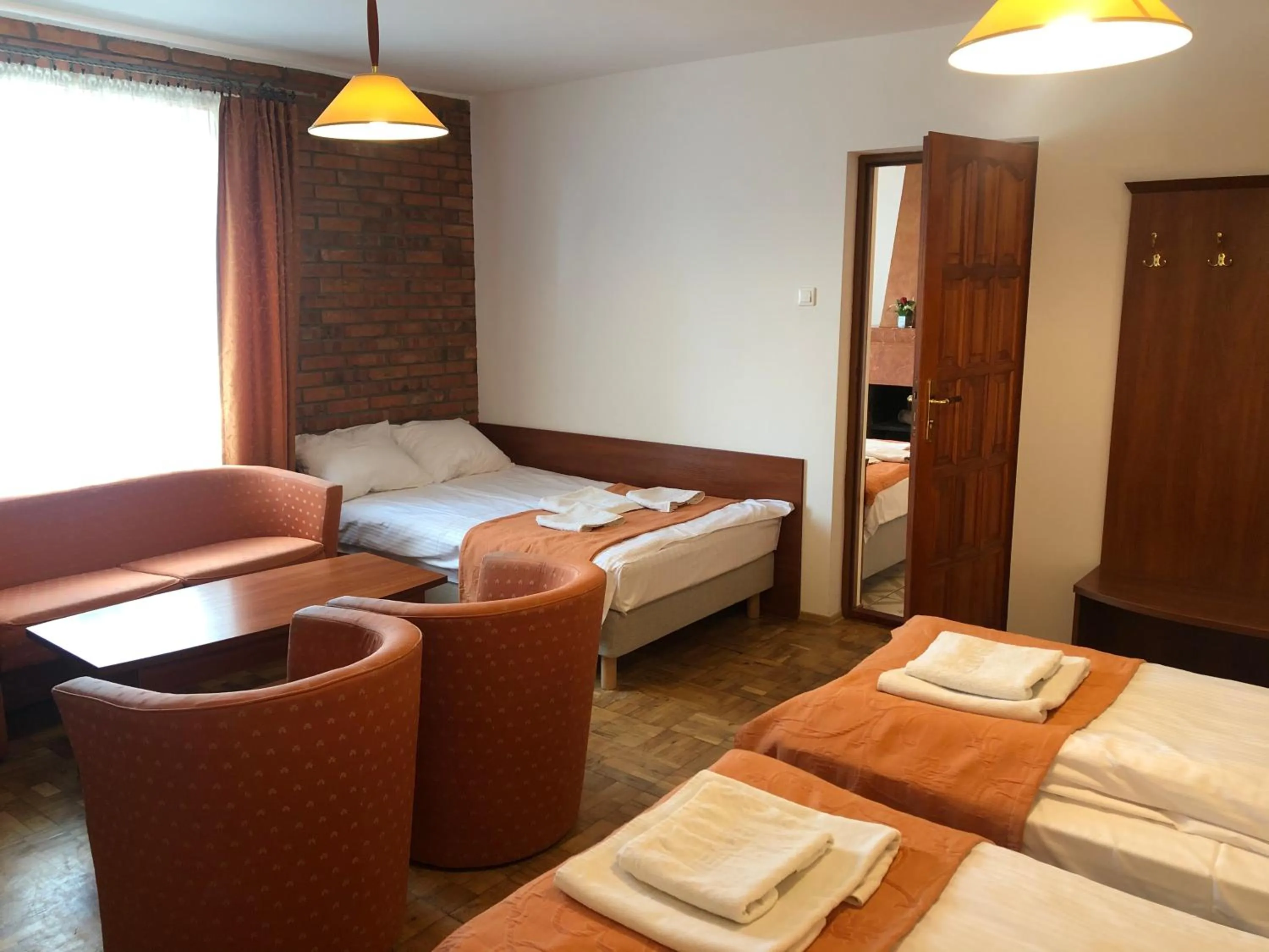 Bed in Zajazd Gościniec