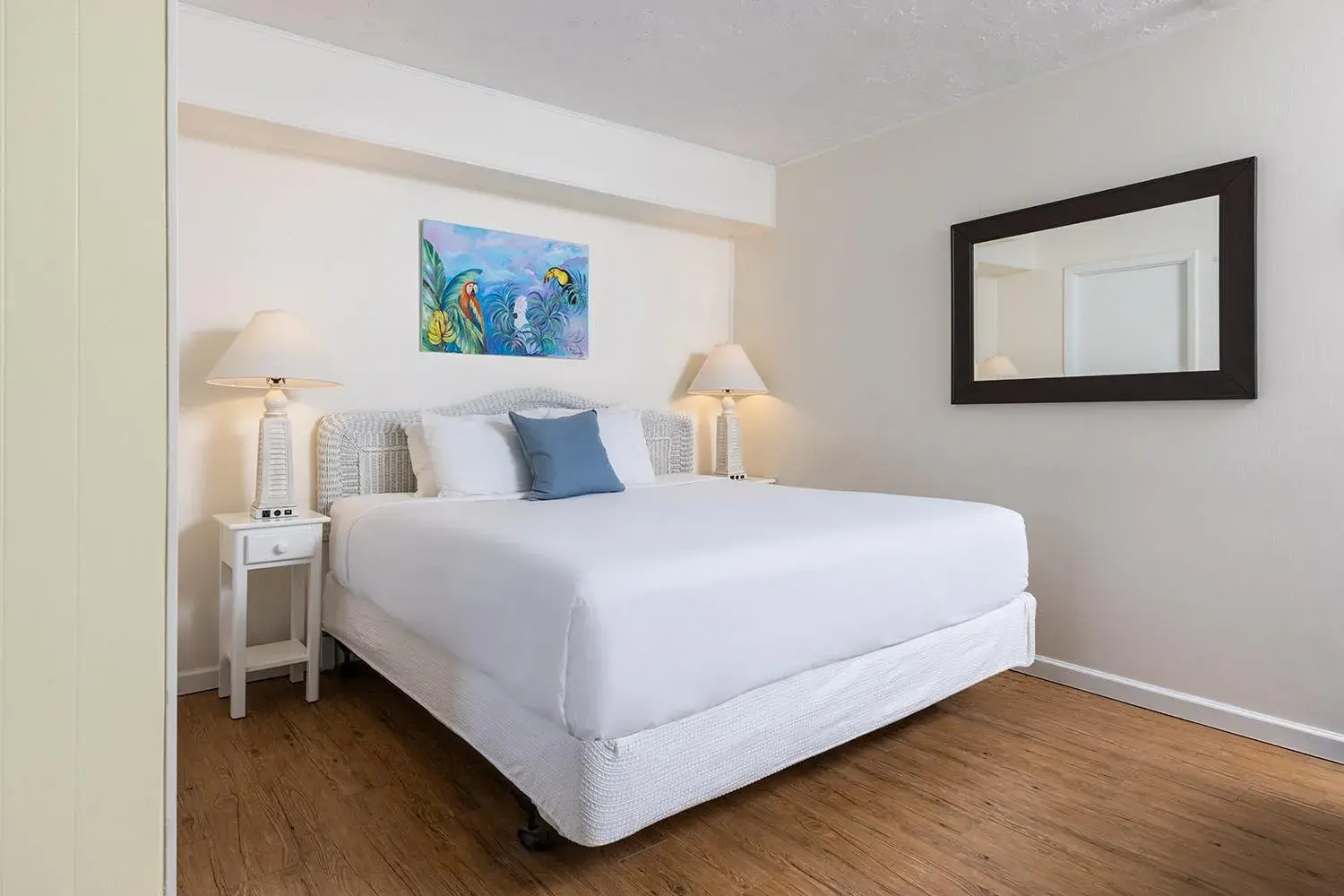 Bed in Gulf View Waterfront Resort Bed in Gulf View Waterfront Resort