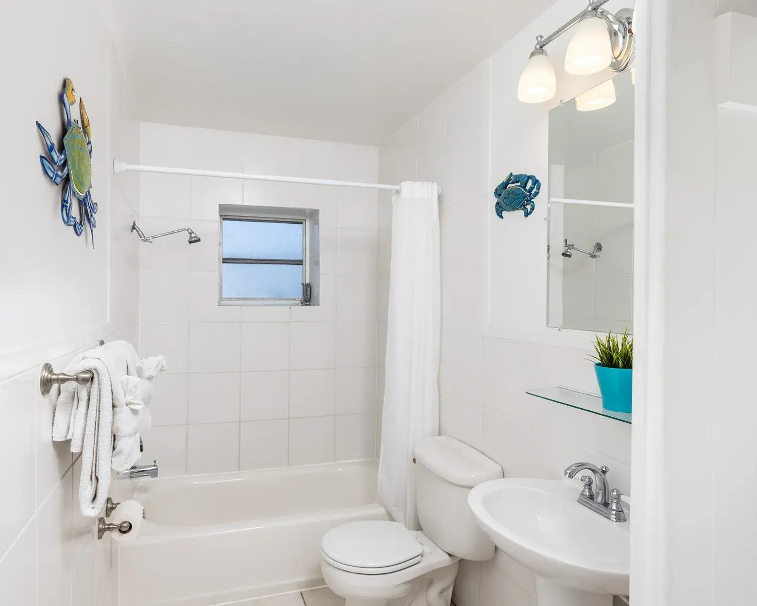 Bathroom in Gulf View Waterfront Resort Bathroom in Gulf View Waterfront Resort