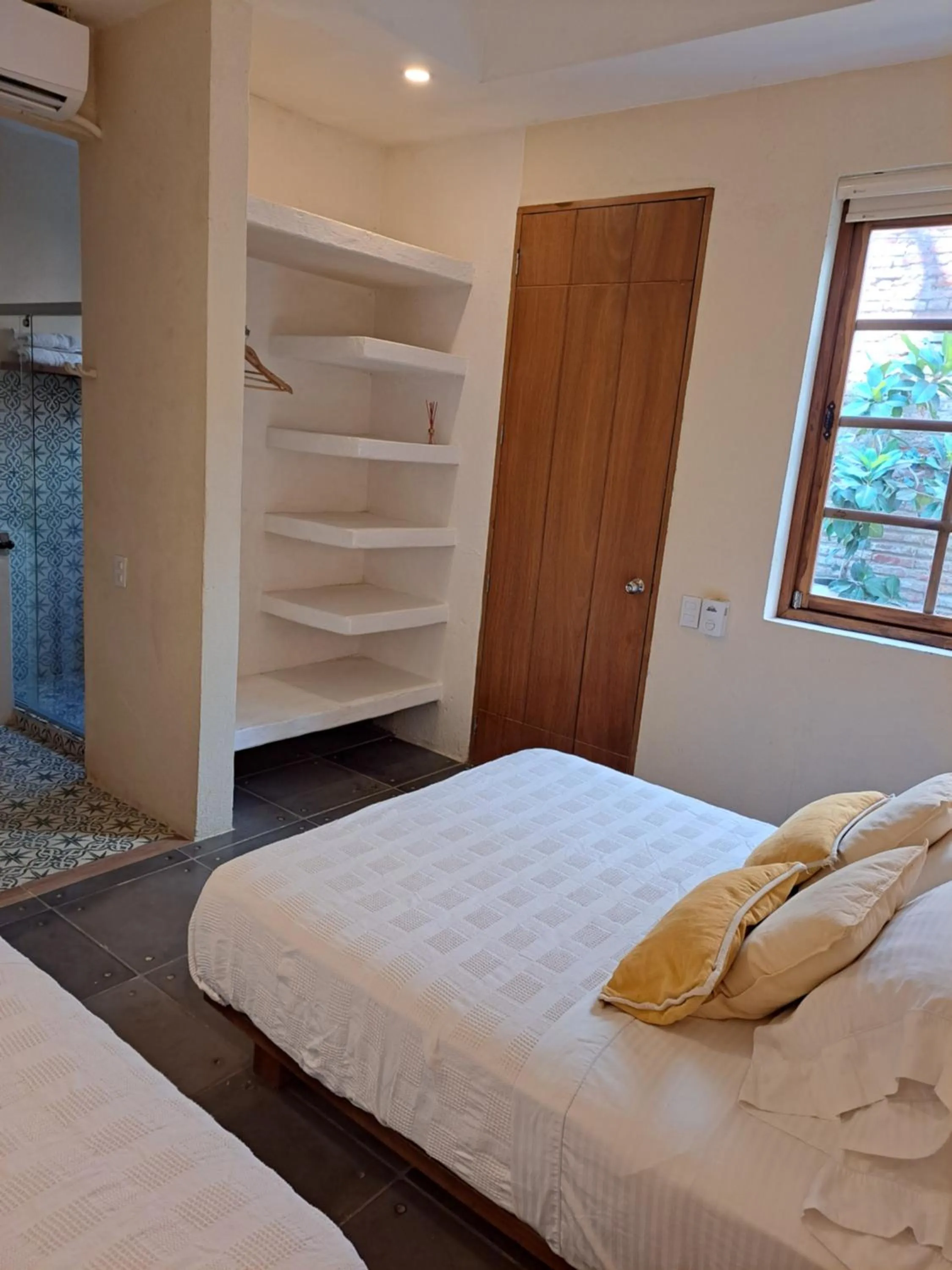 View (from property/room), Bed in La Casa del Totumo