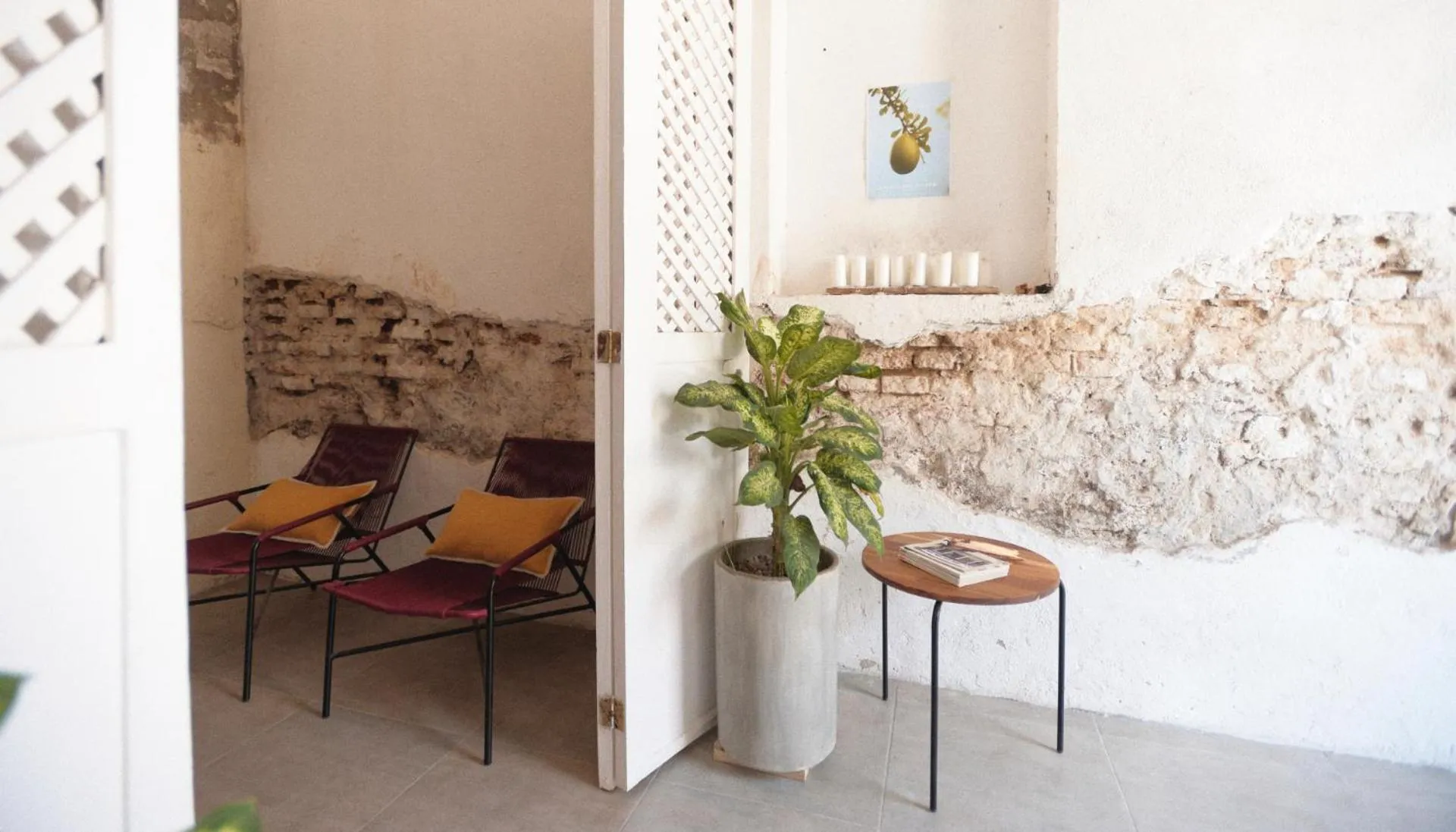 Lobby or reception in La Casa del Totumo