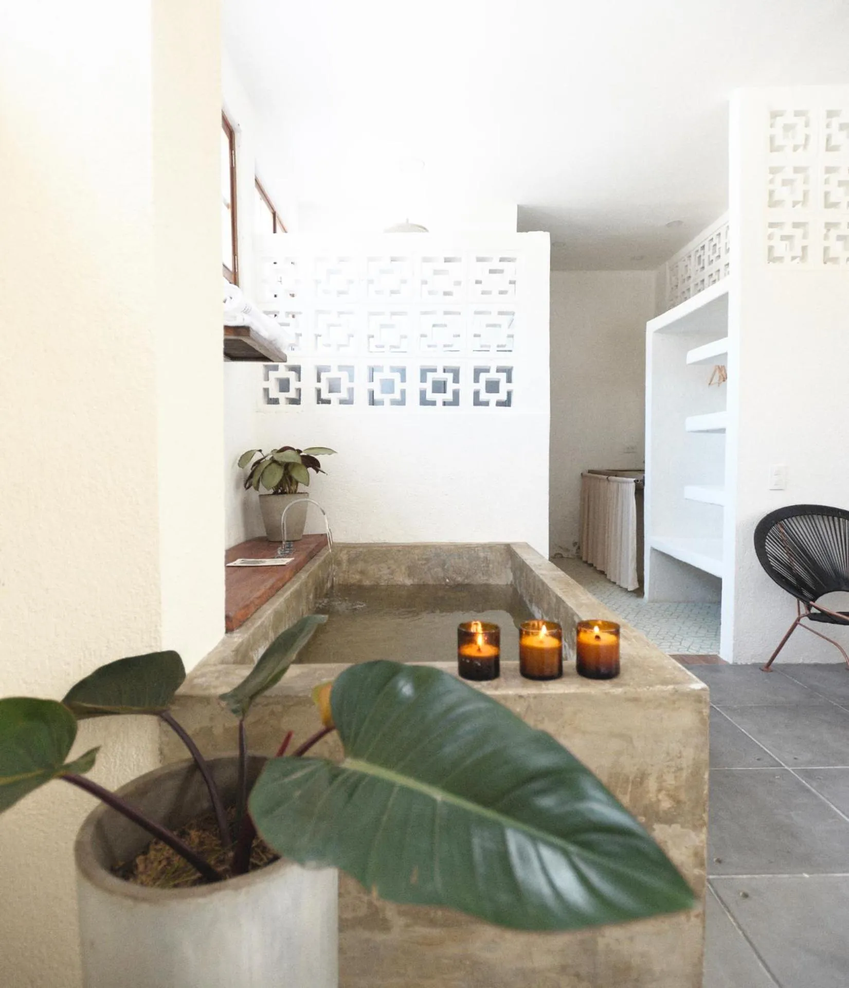 Bath in La Casa del Totumo