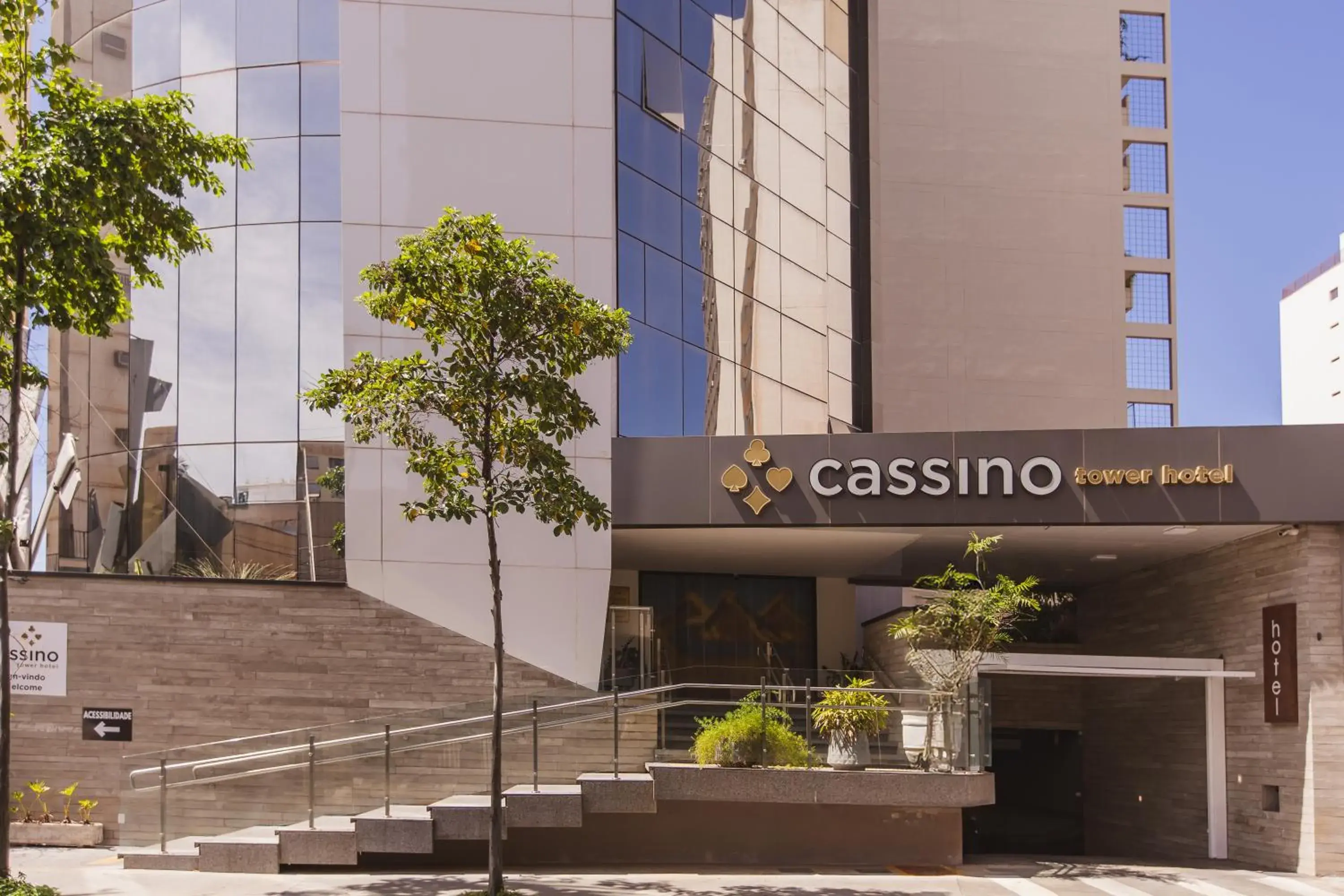 Facade/entrance in Hotel Cassino Tower São José do Rio Preto by Nacional Inn Facade/entrance in Hotel Cassino Tower São José do Rio Preto by Nacional Inn