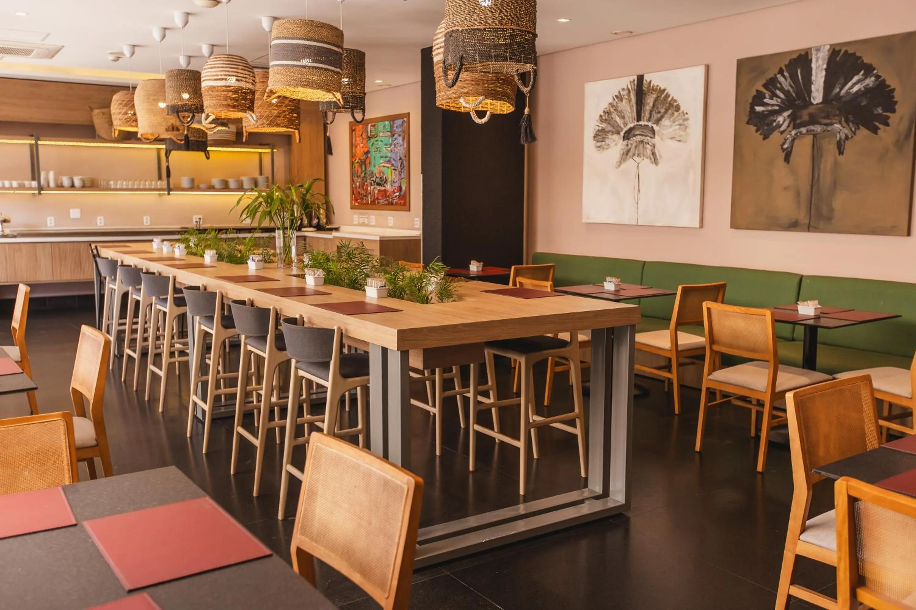 Restaurant/places to eat in Hotel Cassino Tower São José do Rio Preto by Nacional Inn