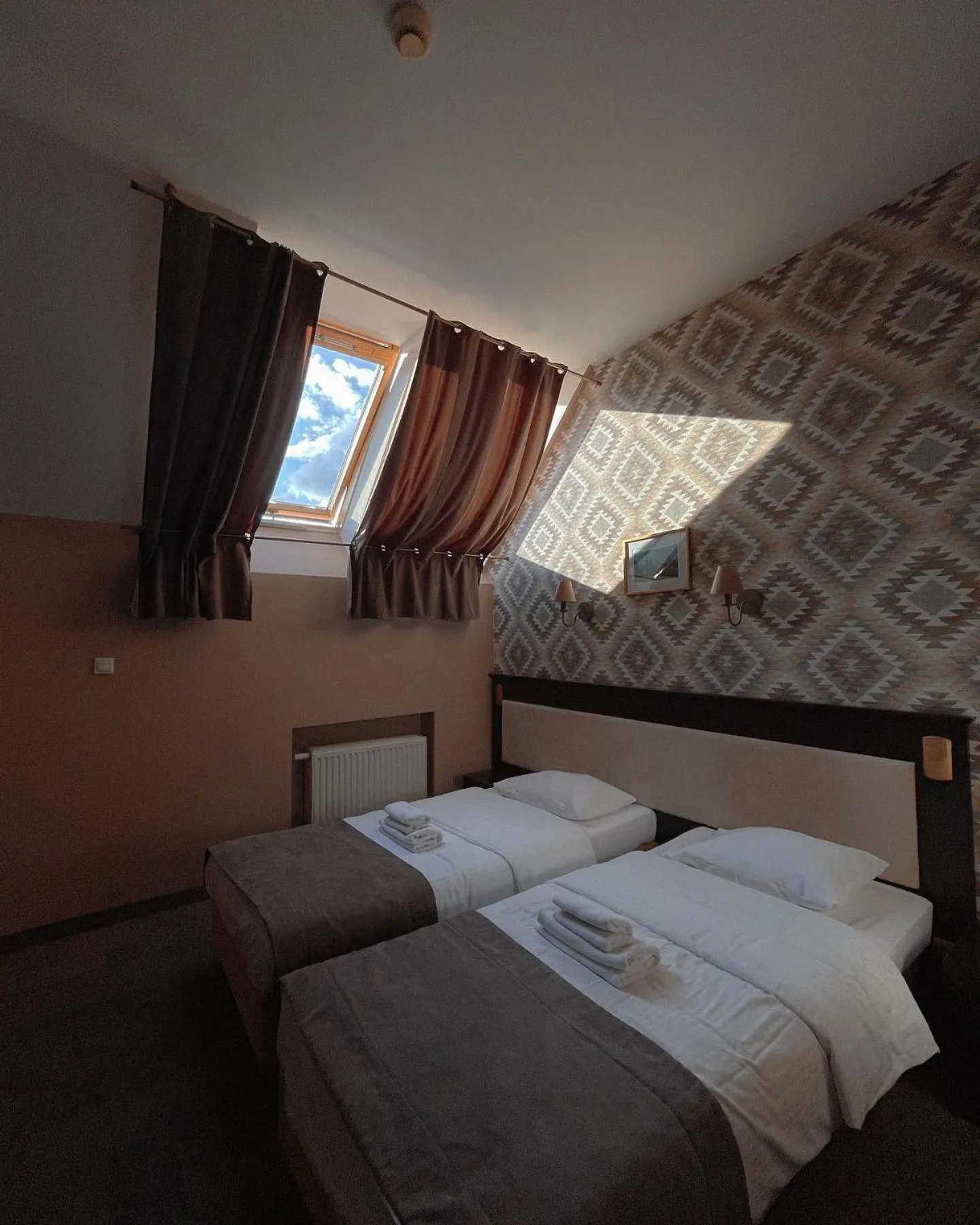 Bed in Hotel Jedlinka