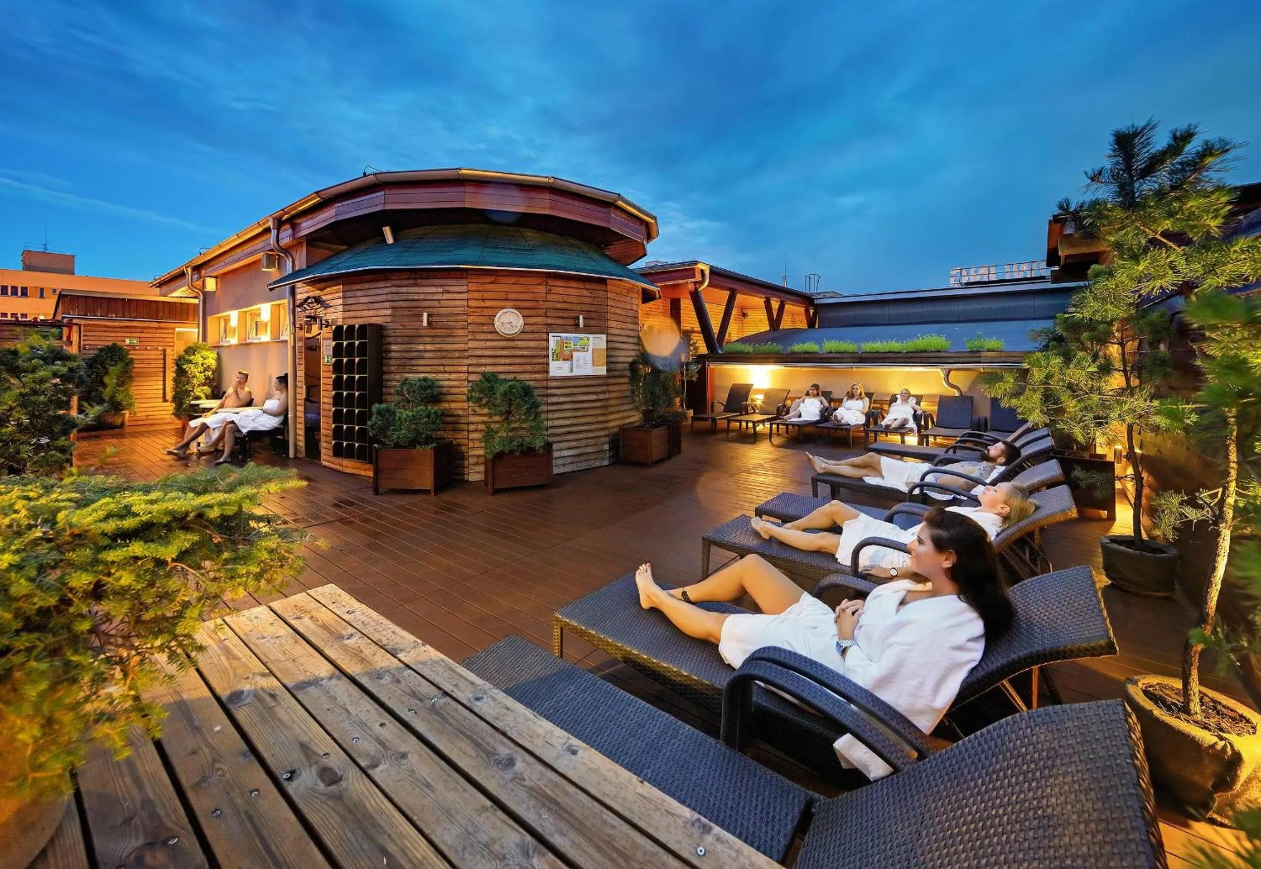 Sauna in Wellness Hotel Step - Czech Leading Hotels