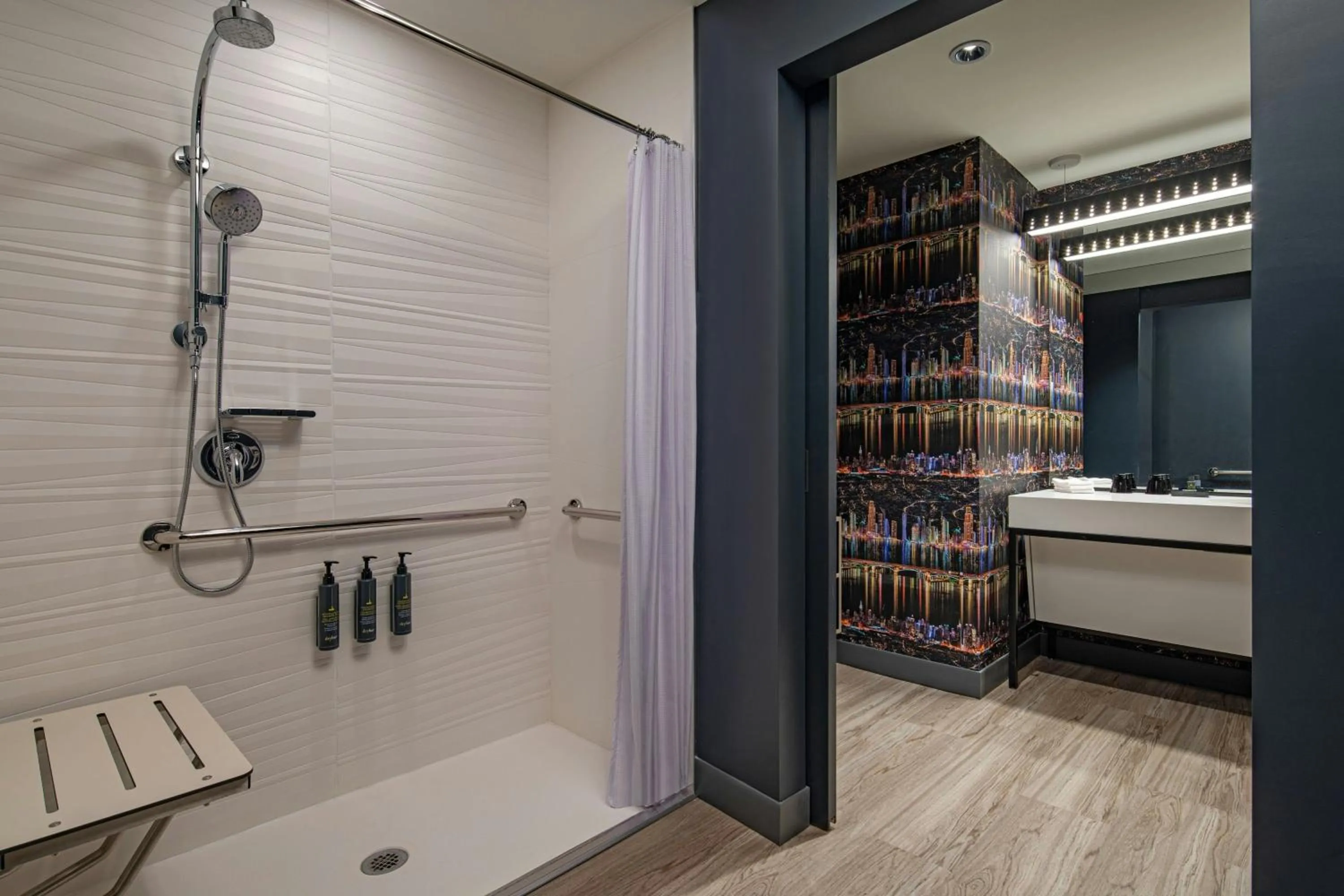 Bathroom in Aloft Providence Downtown