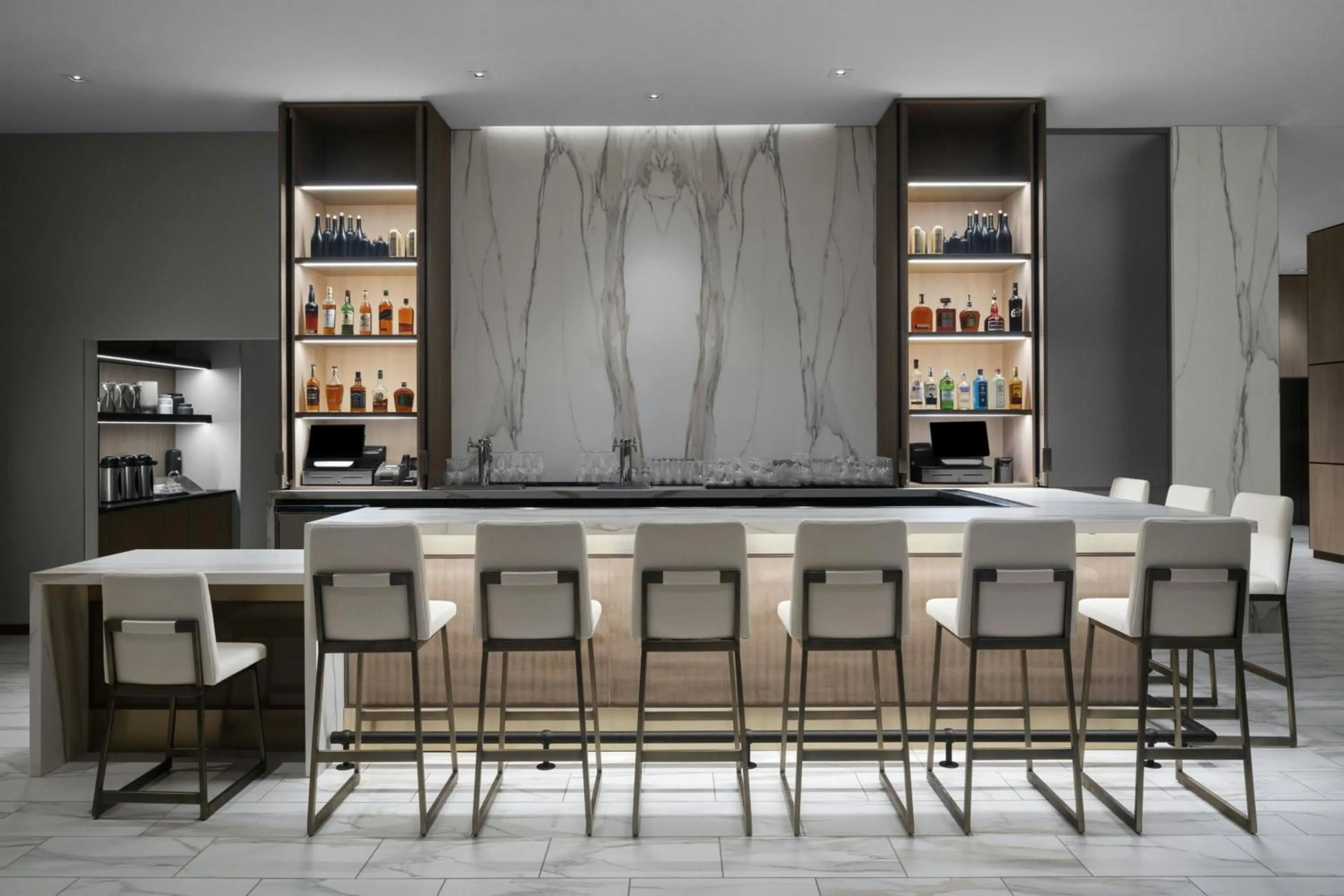 Lounge or bar in AC Hotel by Marriott St Louis Central West End