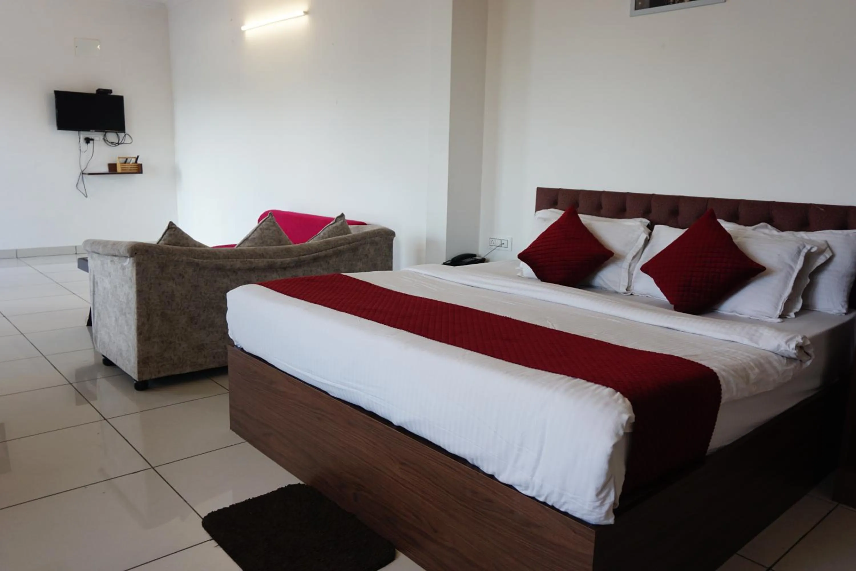 Bed in Vistar Resort & Hotels