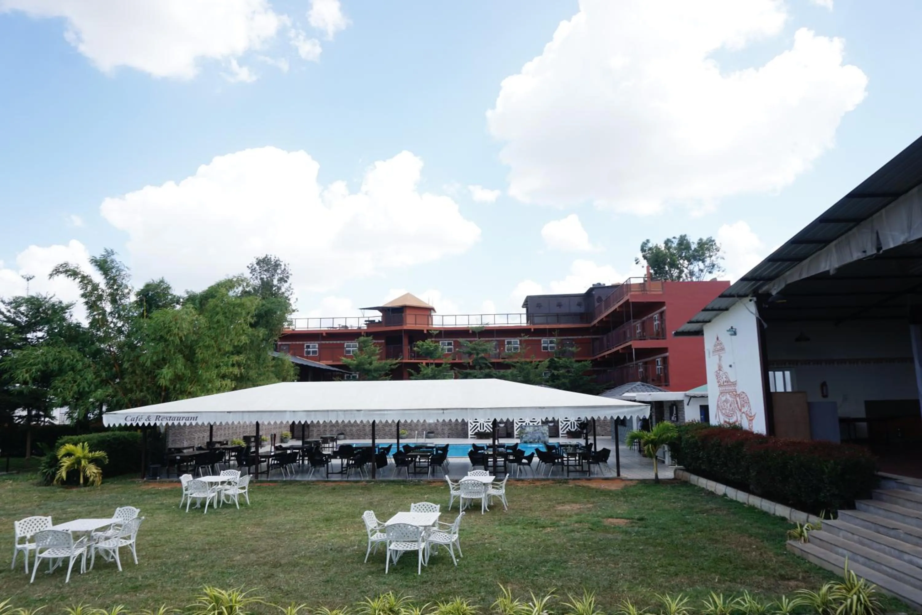 Garden view in Vistar Resort & Hotels