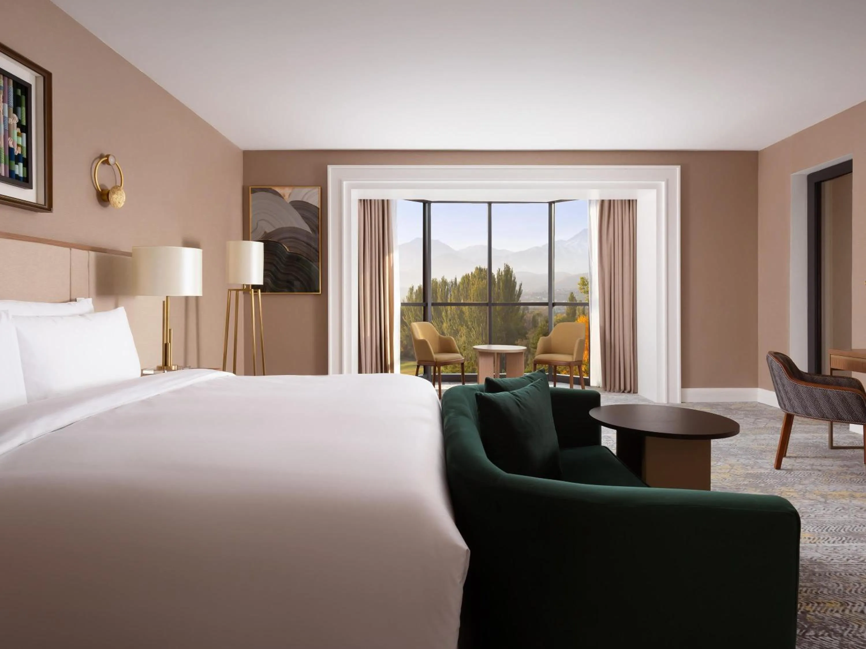 Bedroom, Bed in Swissôtel Wellness Resort Alatau Almaty