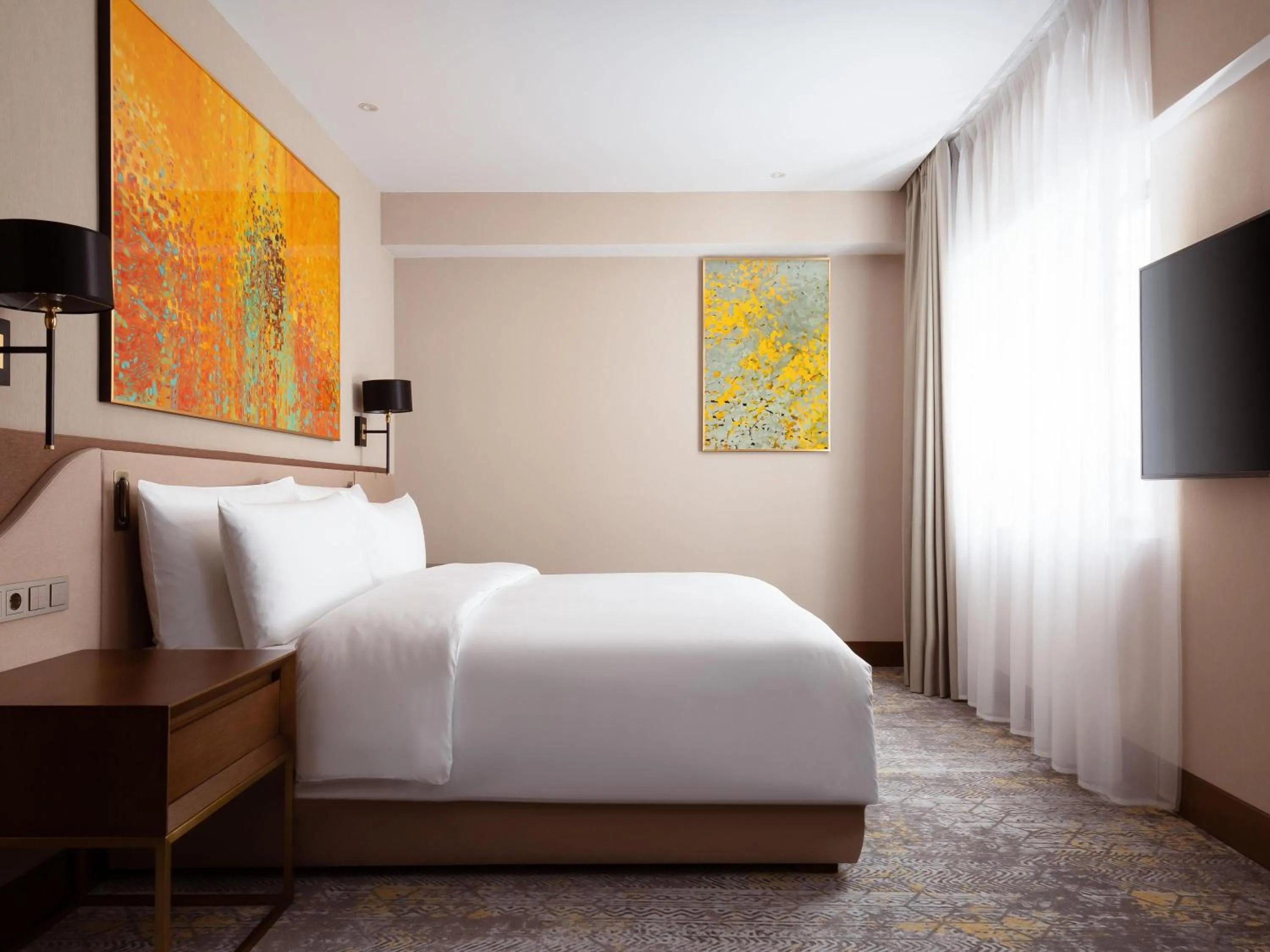 Bedroom, Bed in Swissôtel Wellness Resort Alatau Almaty