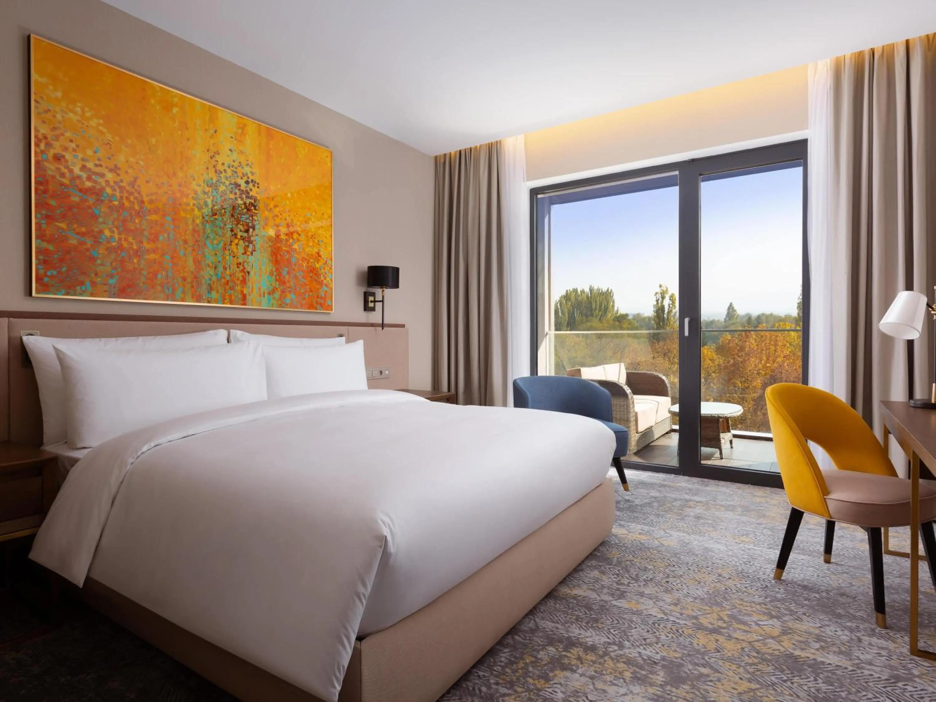 Bedroom, Bed in Swissôtel Wellness Resort Alatau Almaty