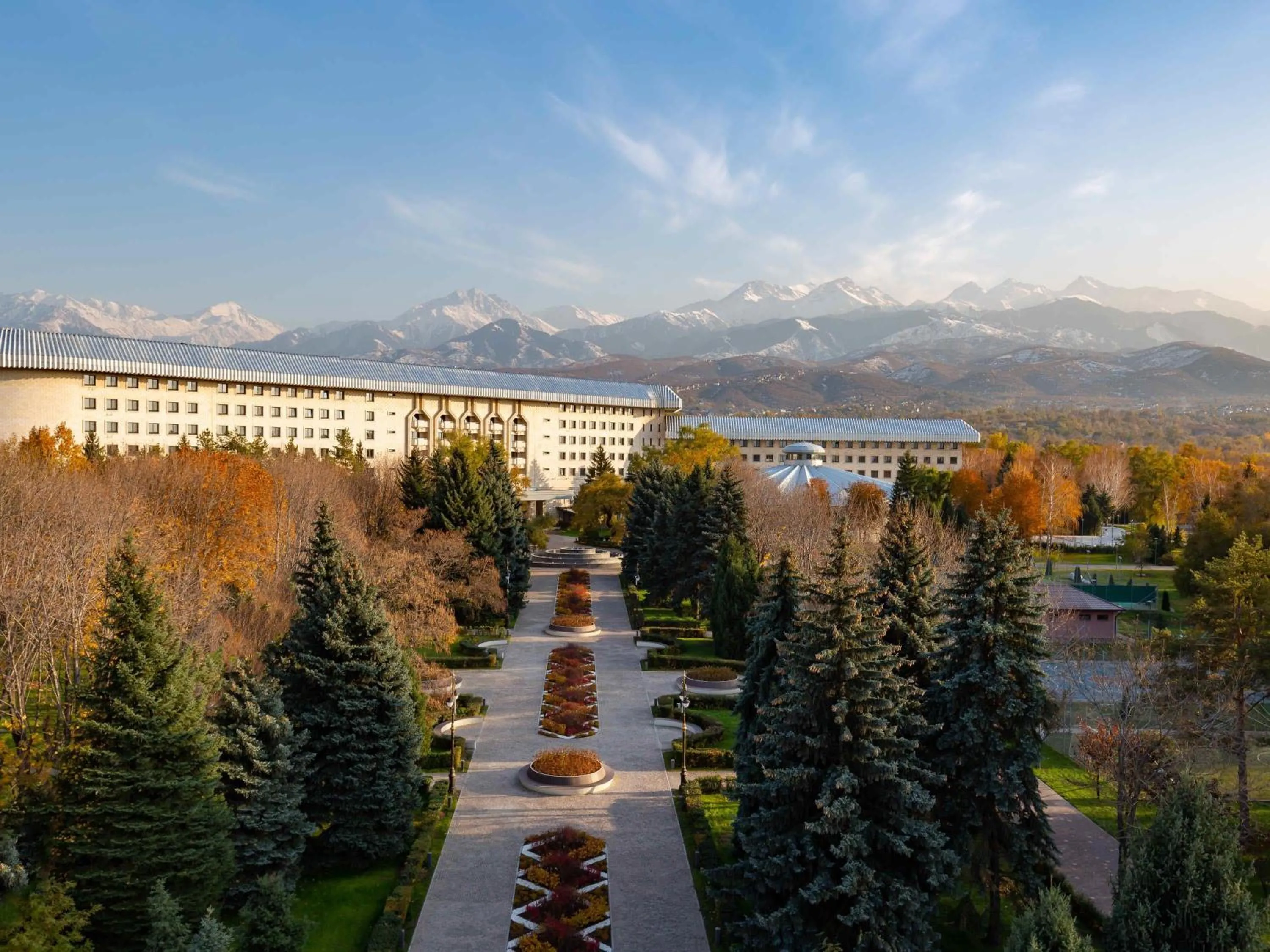 Property building in Swissôtel Wellness Resort Alatau Almaty