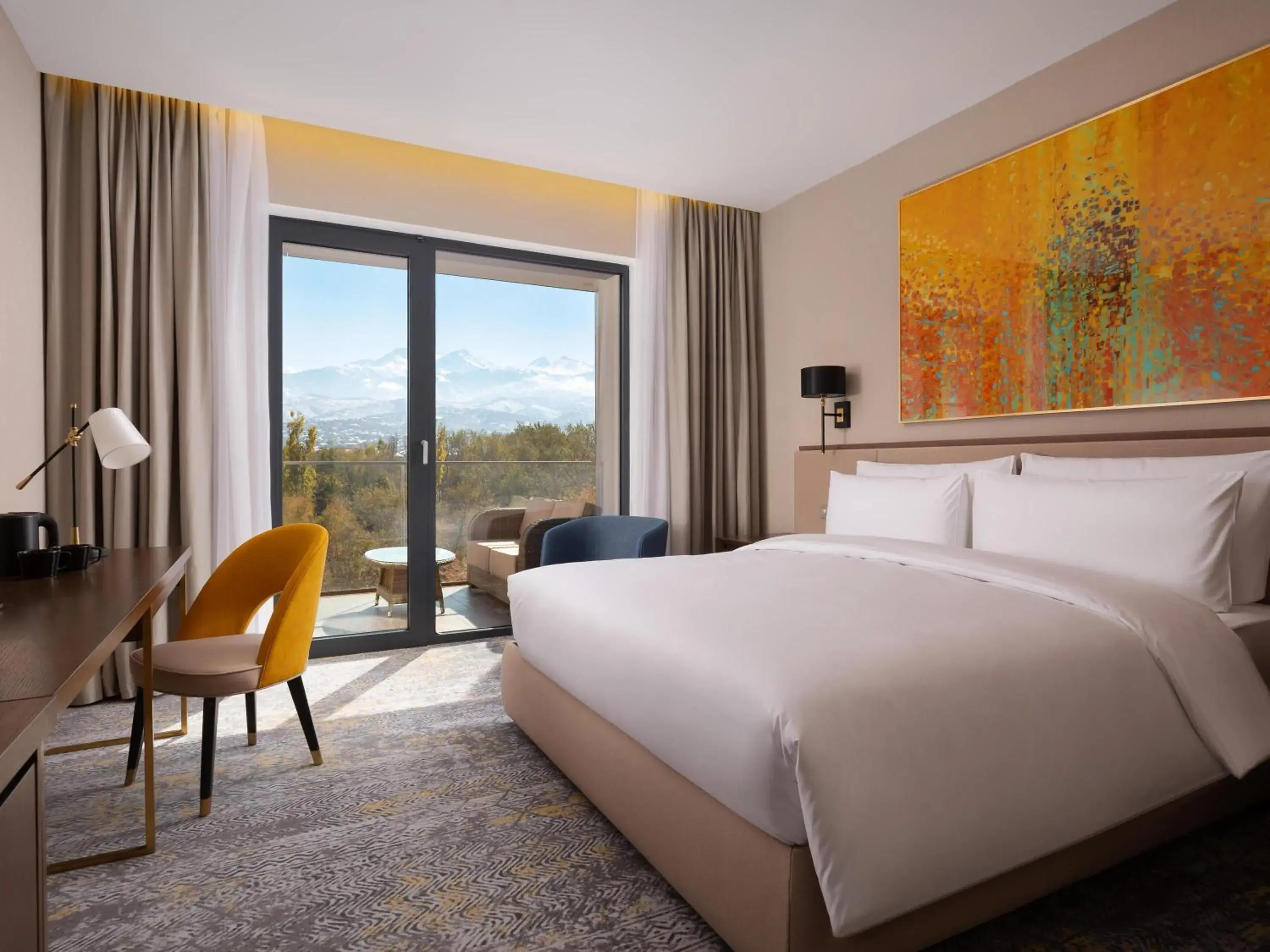 Classic King Room with Panoramic Mountain View in Swissôtel Wellness Resort Alatau Almaty Classic King Room with Panoramic Mountain View in Swissôtel Wellness Resort Alatau Almaty