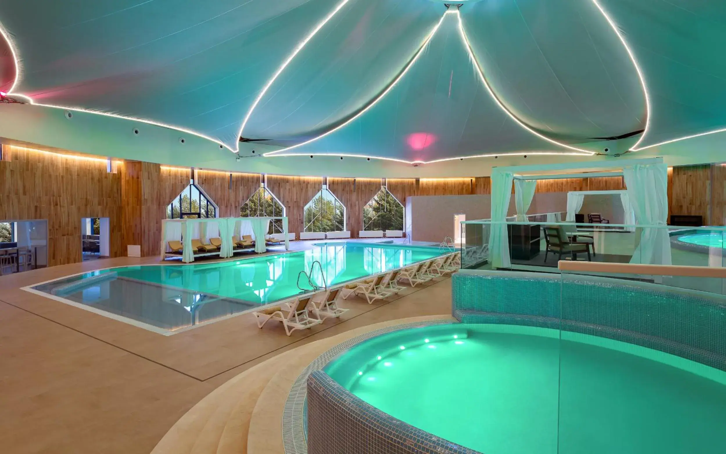 Swimming pool in Swissôtel Wellness Resort Alatau Almaty Swimming pool in Swissôtel Wellness Resort Alatau Almaty