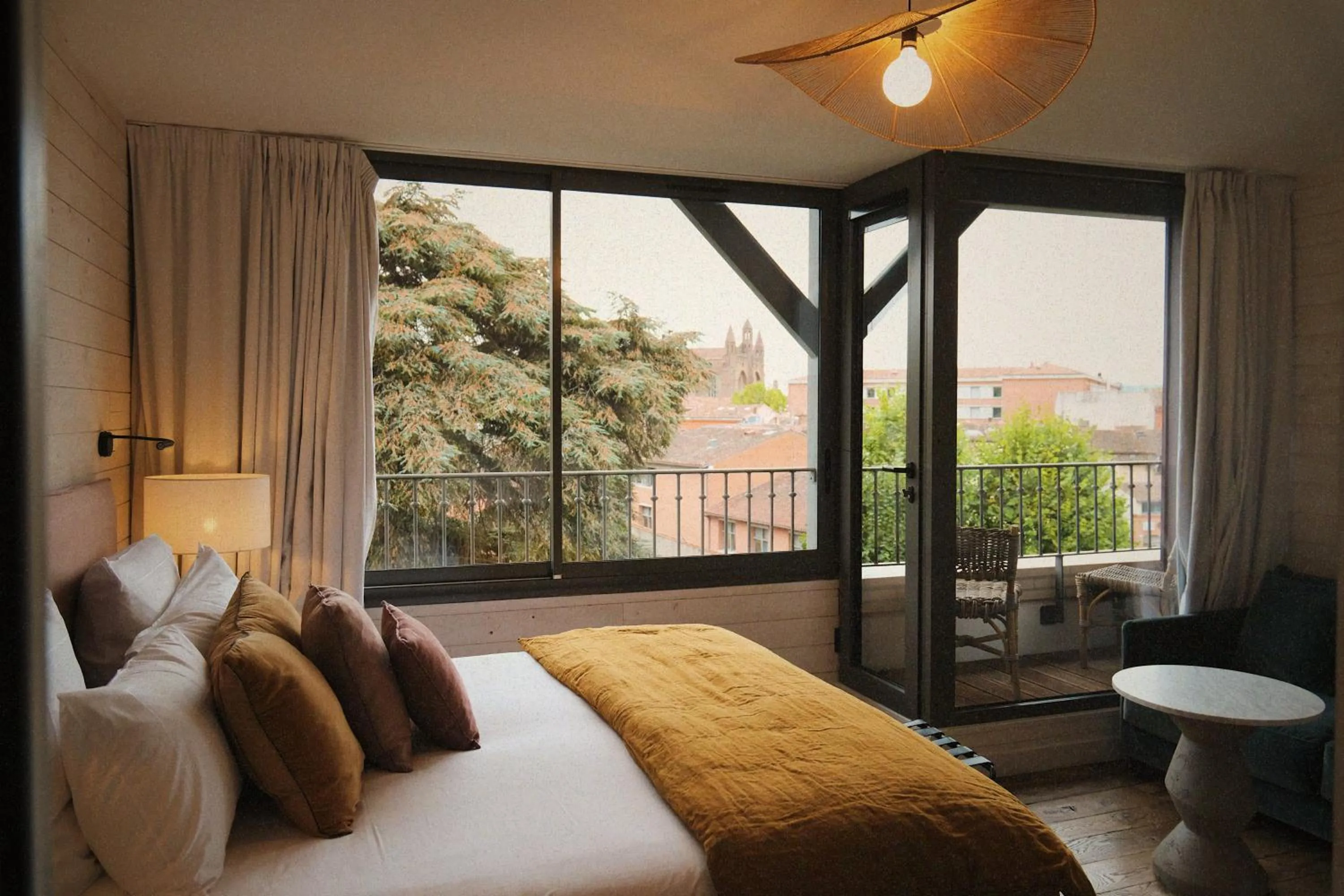 Balcony/Terrace, Bed in Boutique Hotel SOCLO