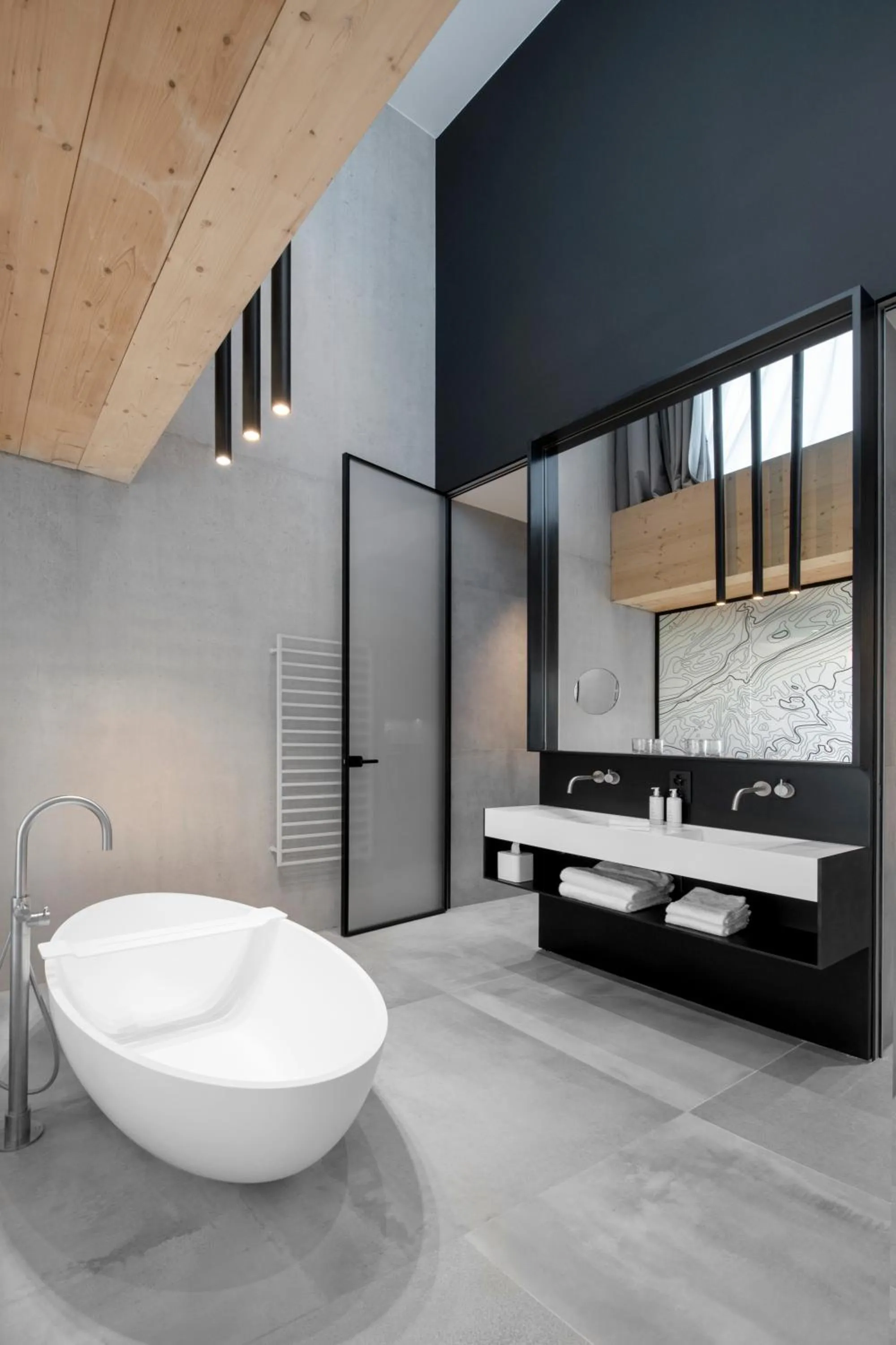 Bathroom in Hôtel des Horlogers