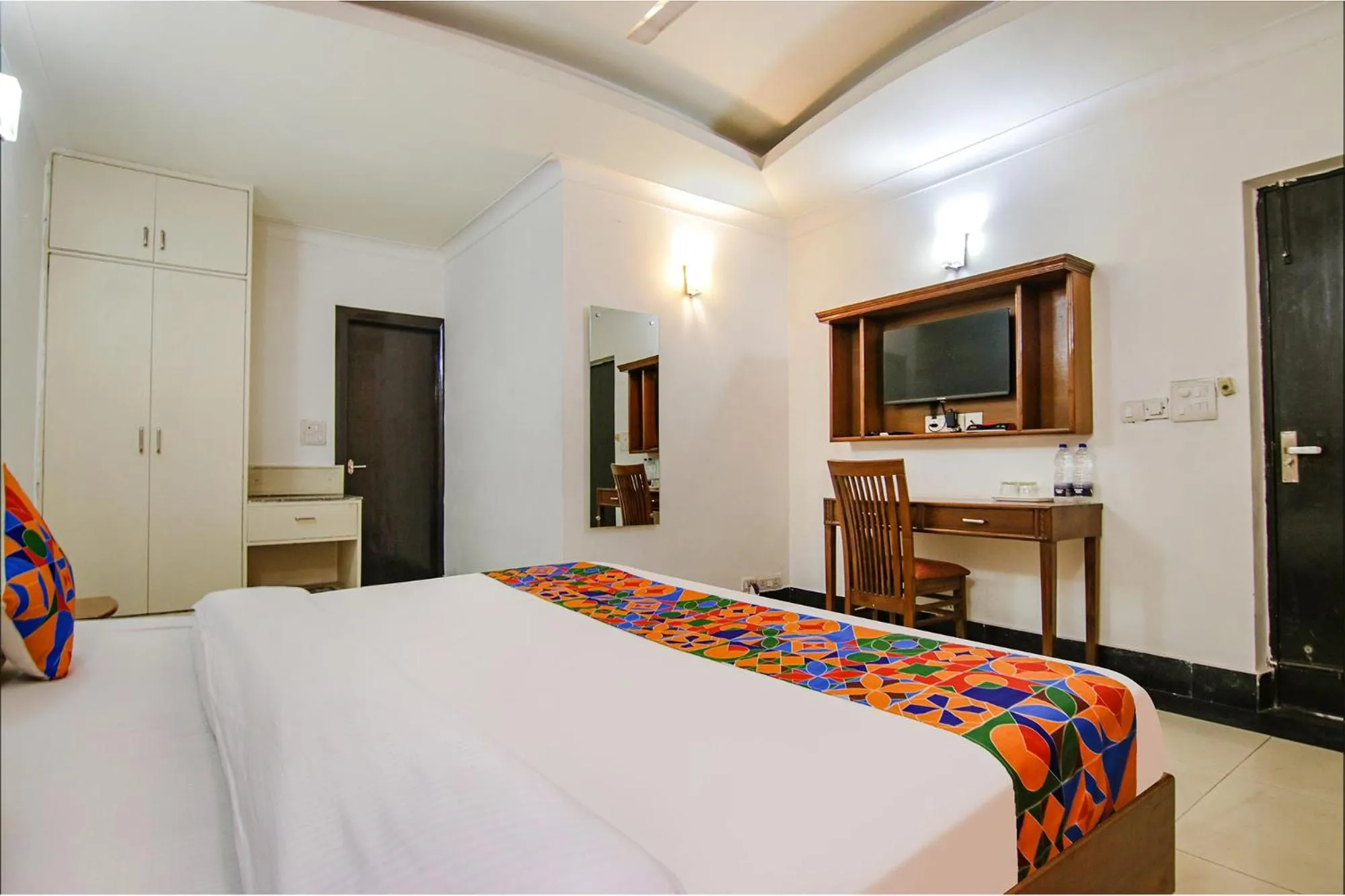 Bed in FabHotel JDM Residency