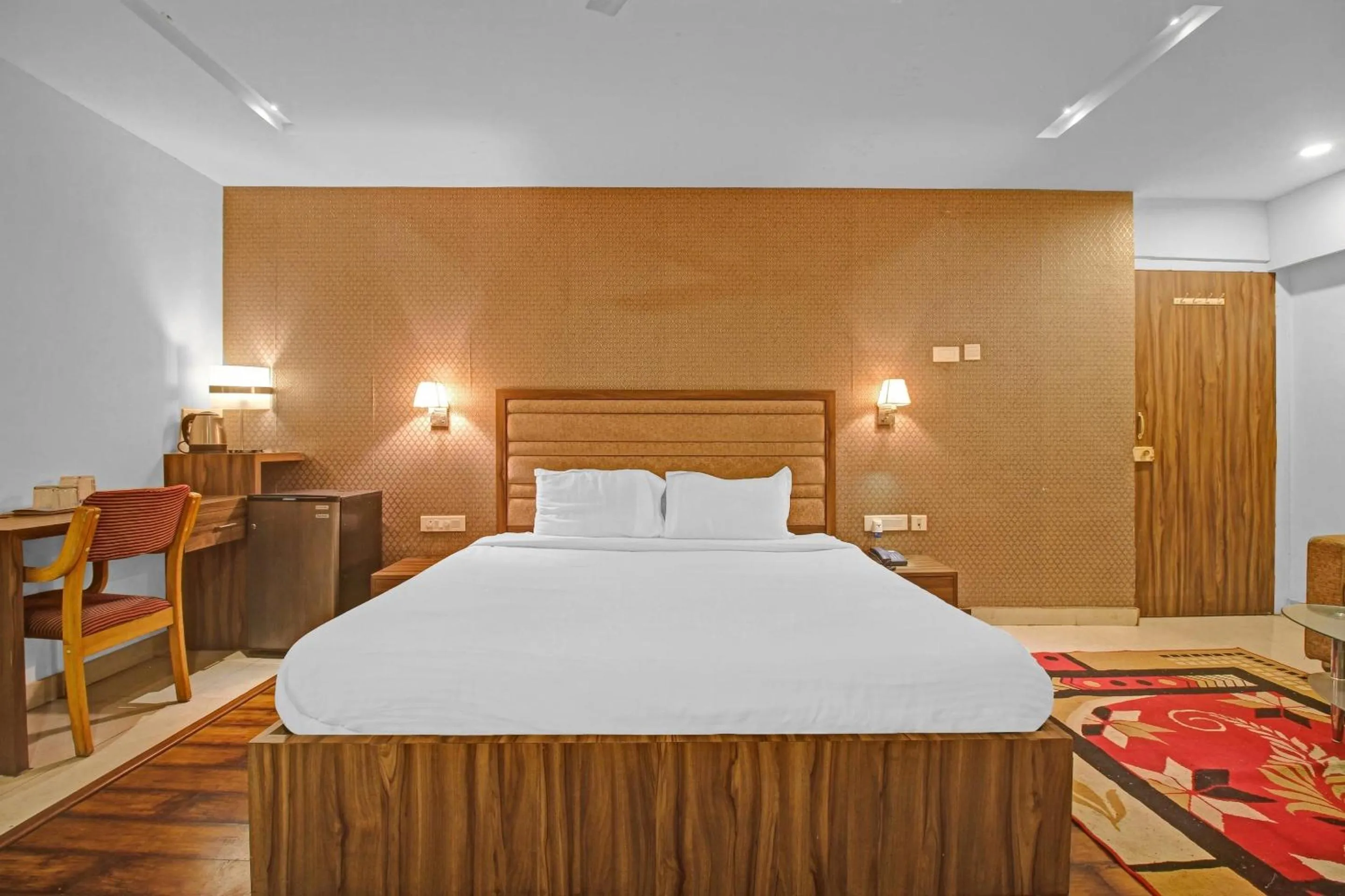 Bedroom, Bed in Hotel O Rahul International Hyderabad