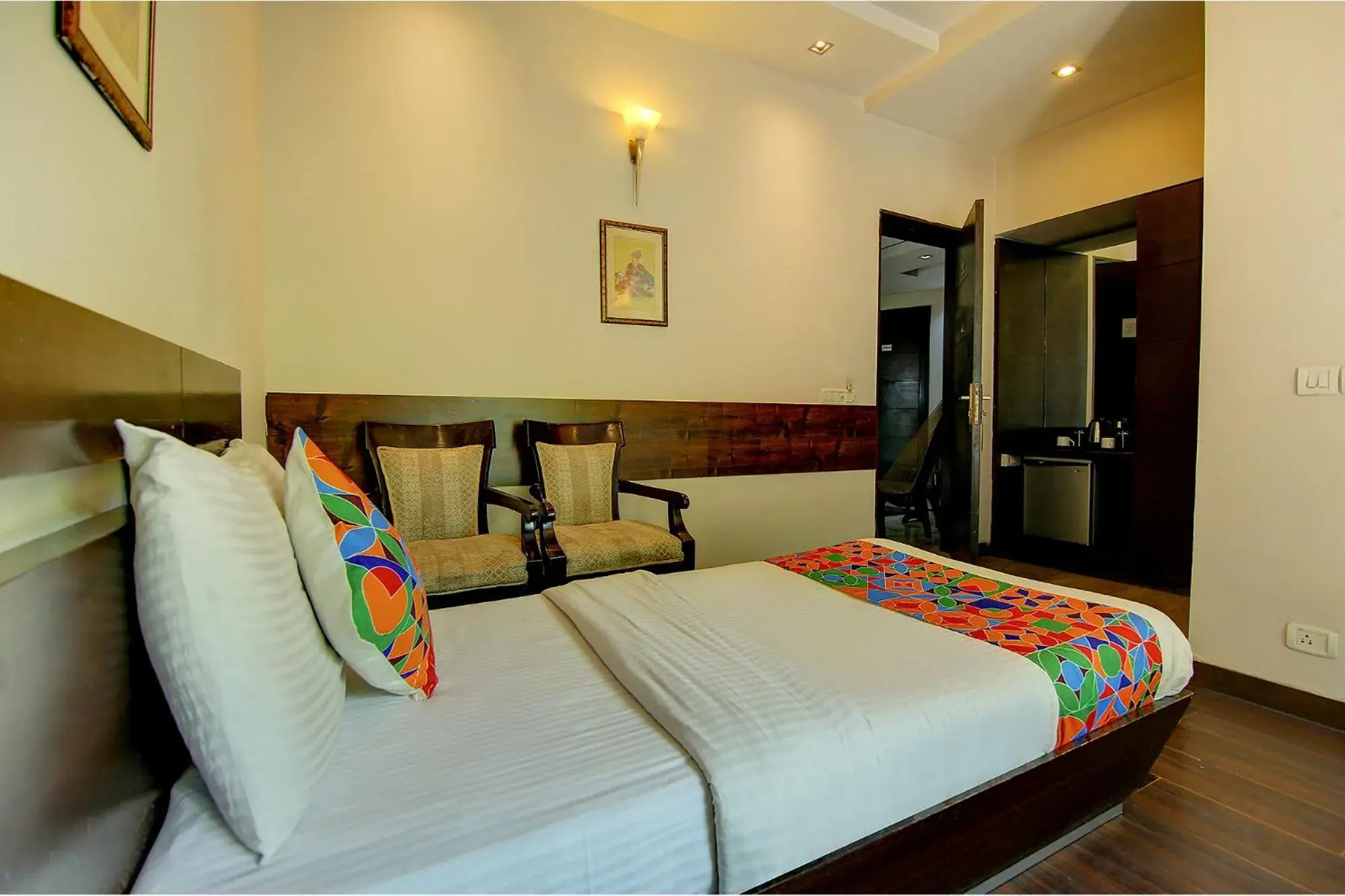 Bed in FabHotel Phoenix Hospitality Near DLF Cyber Hub & Metro, Gurugram Bed in FabHotel Phoenix Hospitality Near DLF Cyber Hub & Metro, Gurugram
