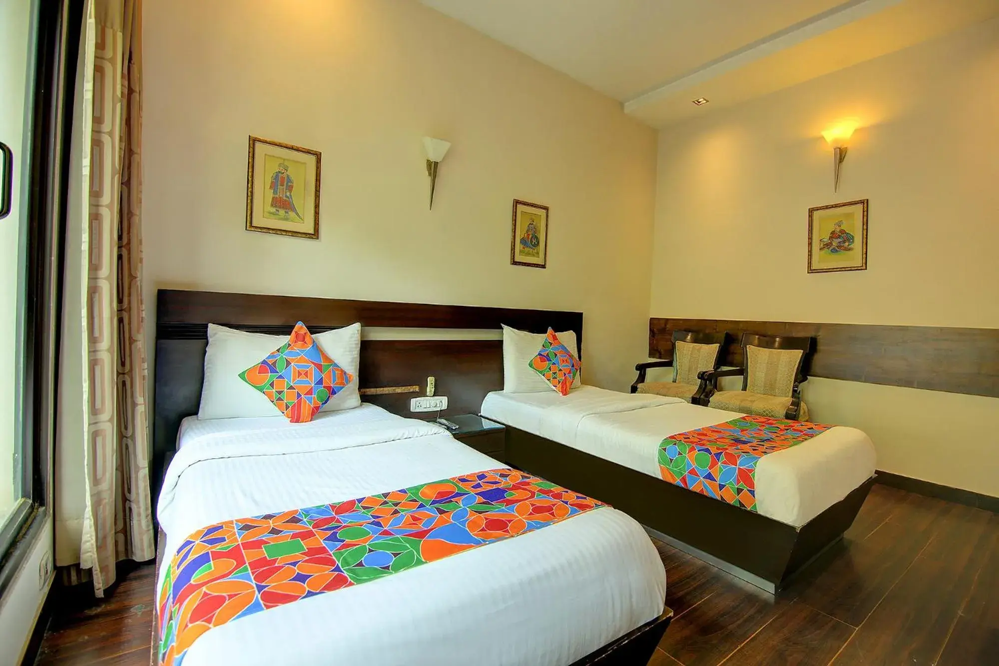 Bed in FabHotel Phoenix Hospitality Near DLF Cyber Hub & Metro, Gurugram Bed in FabHotel Phoenix Hospitality Near DLF Cyber Hub & Metro, Gurugram