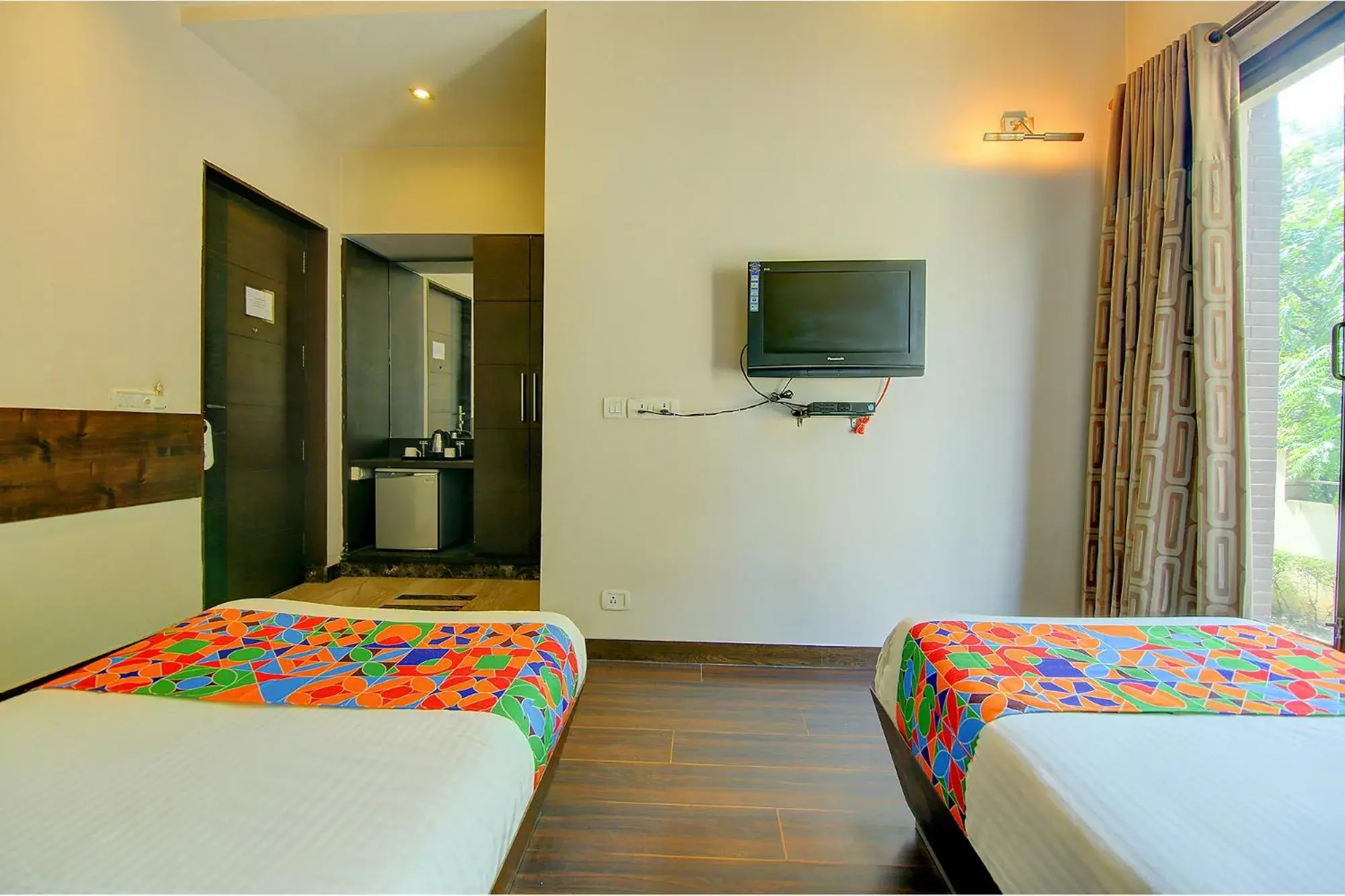 Bed in FabHotel Phoenix Hospitality Near DLF Cyber Hub & Metro, Gurugram Bed in FabHotel Phoenix Hospitality Near DLF Cyber Hub & Metro, Gurugram