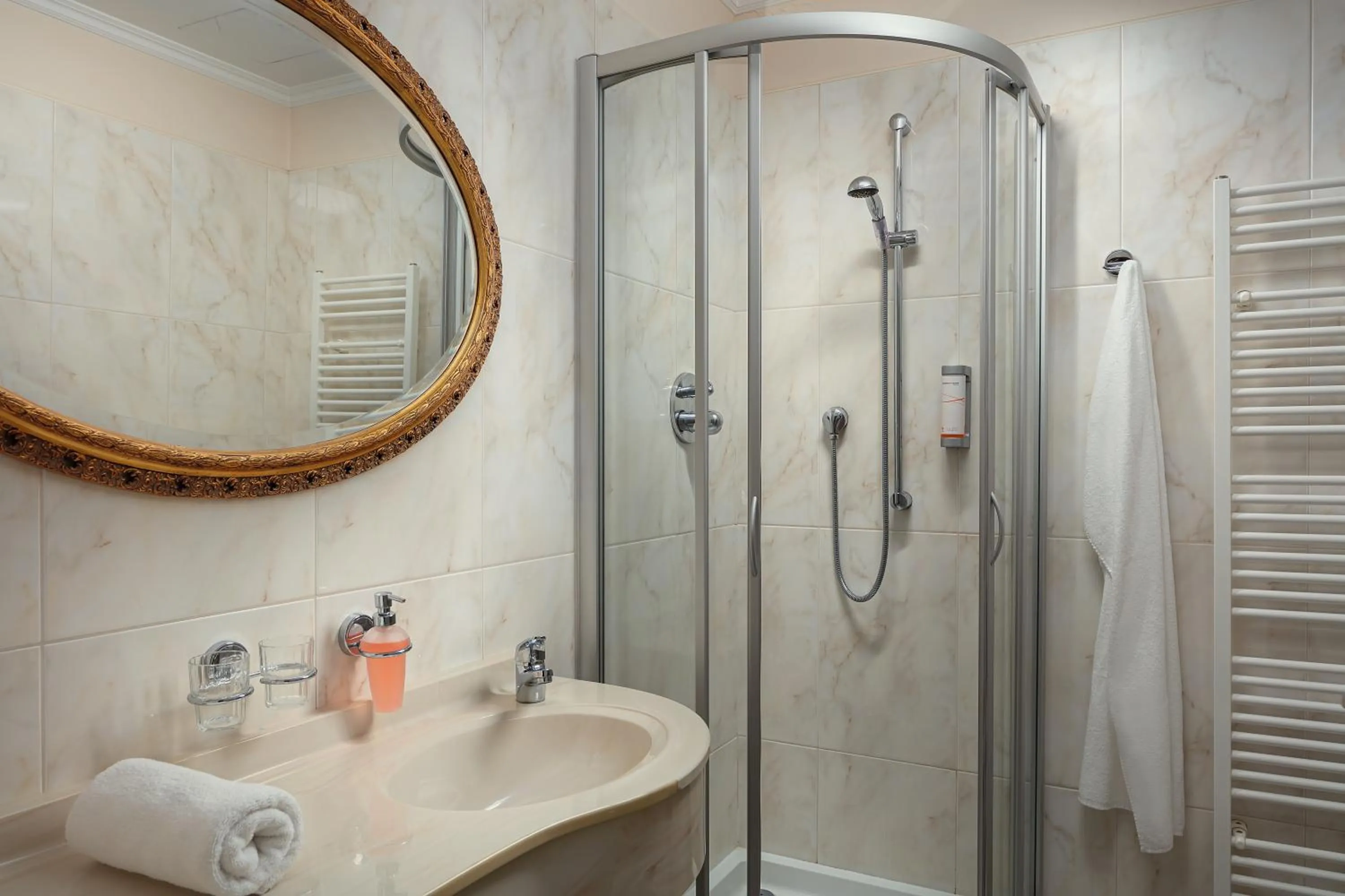 Shower in Humboldt Park Hotel & Spa