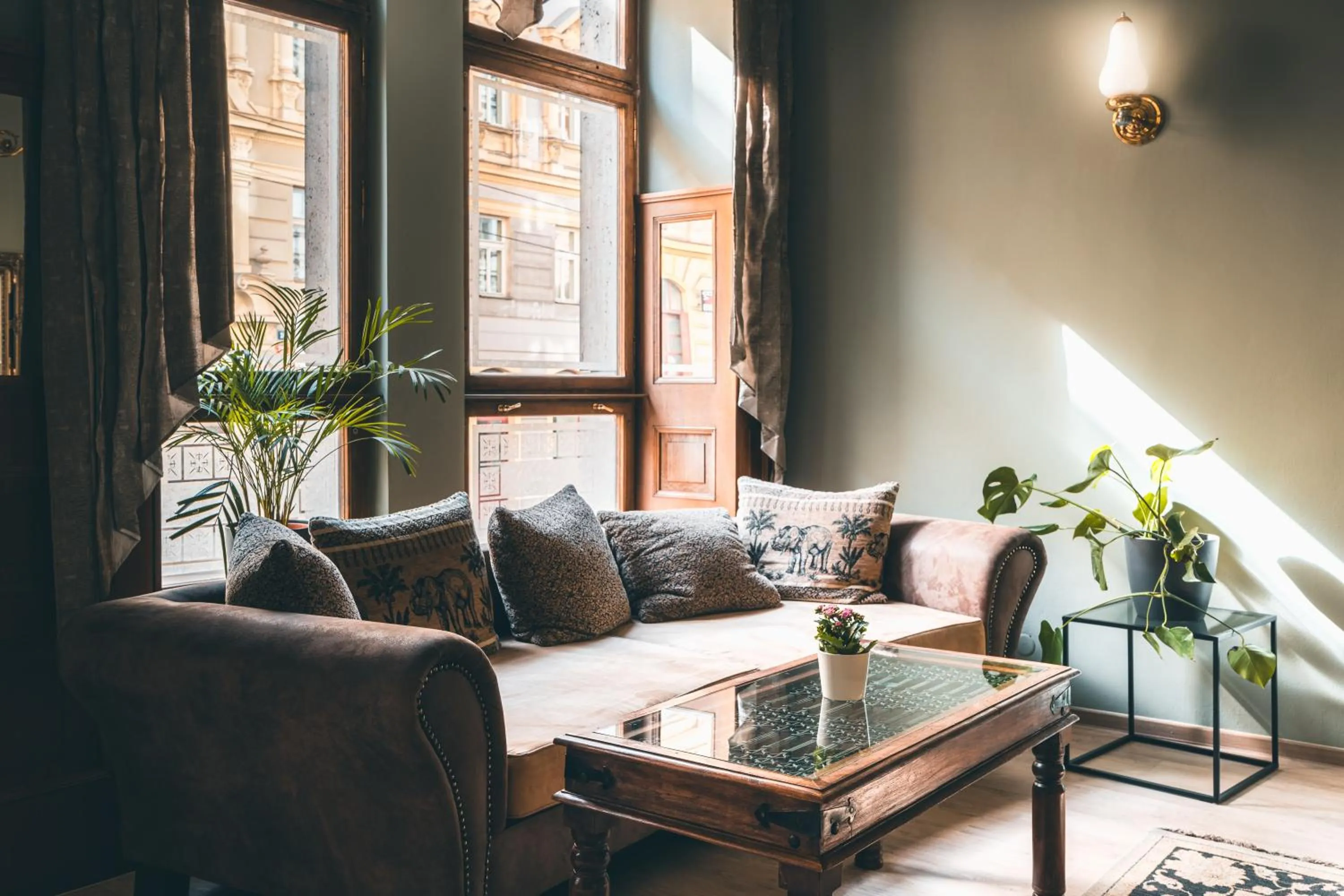 Lobby or reception in Hotel Ariston Prague