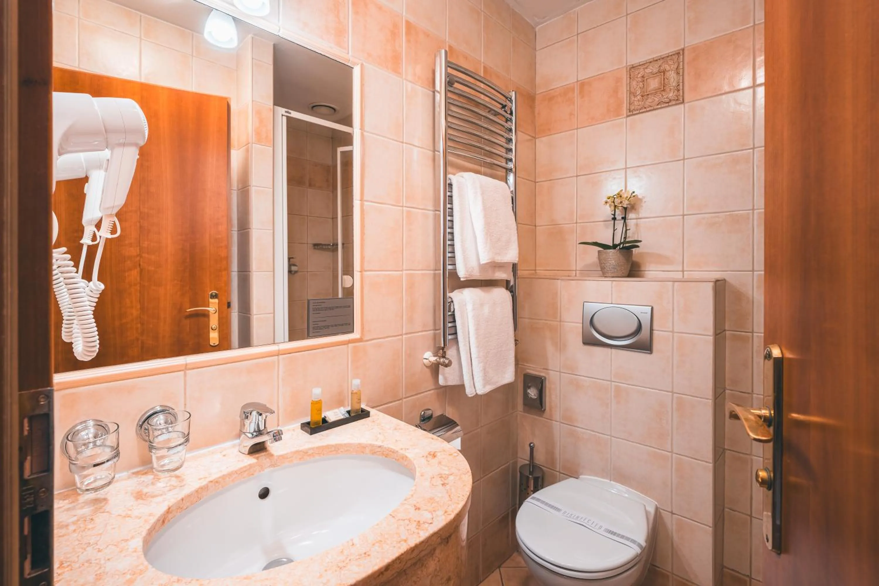 Bathroom in Hotel Ariston Prague