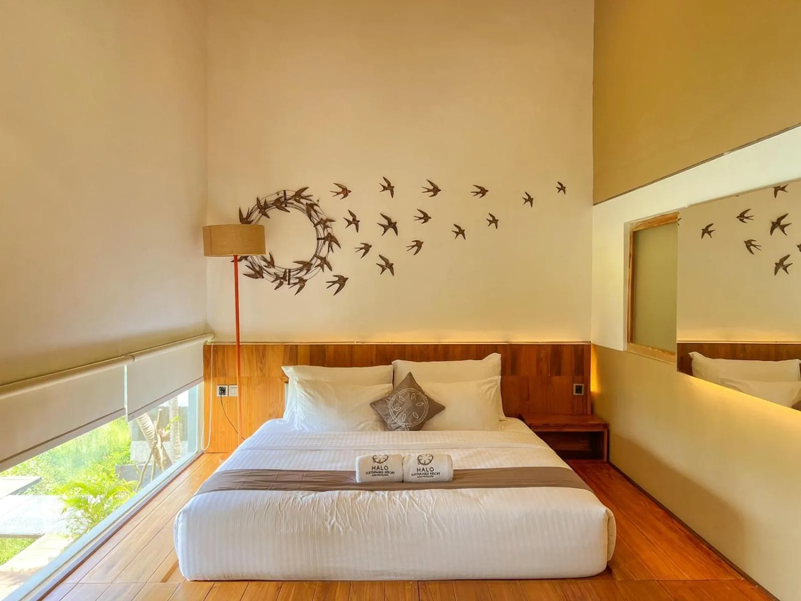 Bed in HALO Sustainable Resort Karimunjawa