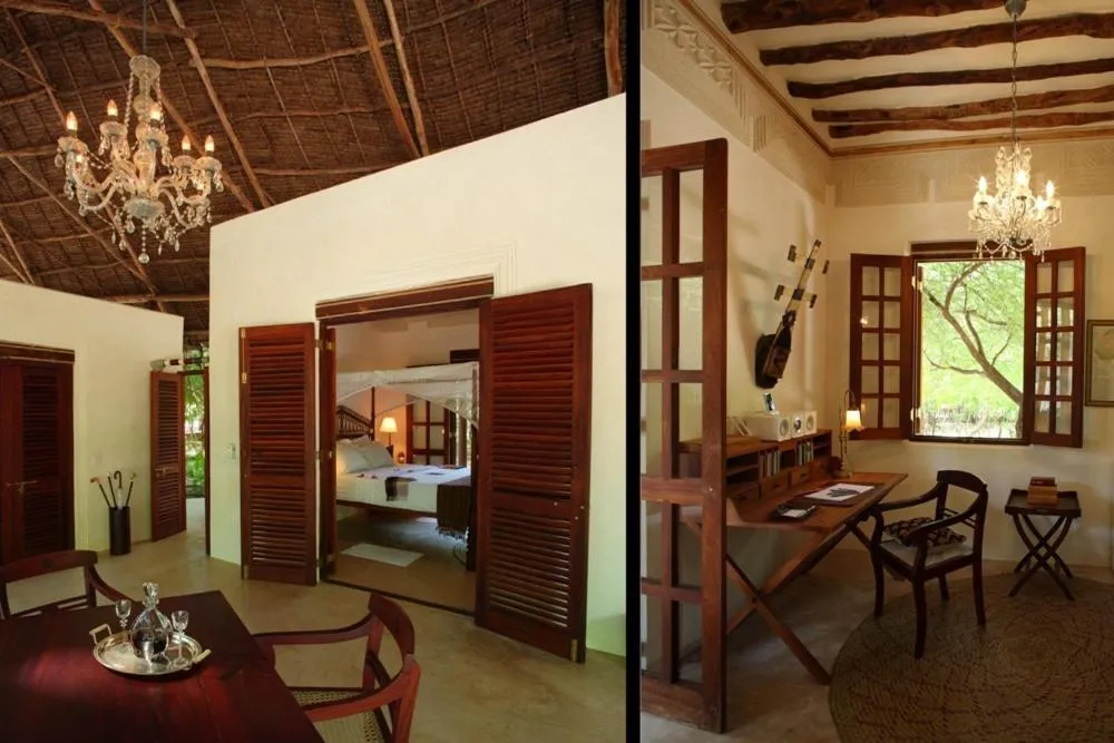 Seating area in The Red Pepper House