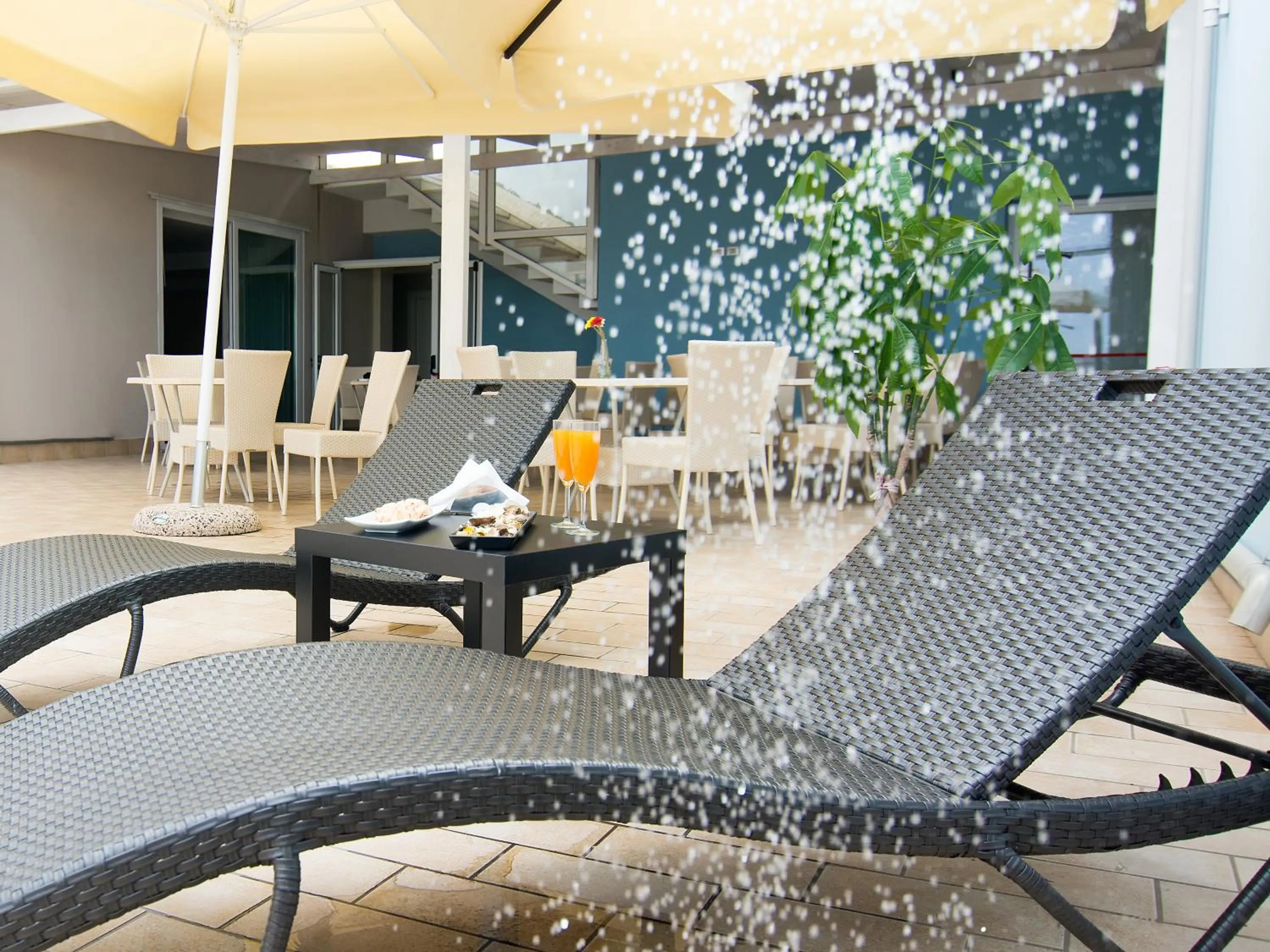 Patio in Eracle Hotel