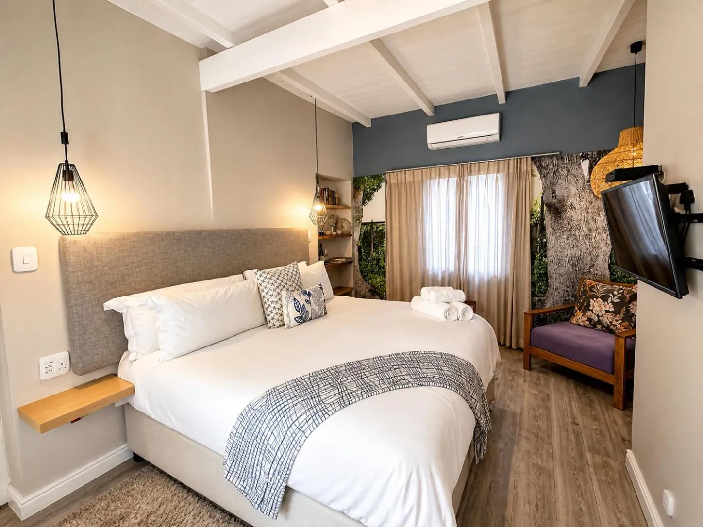 Bed in Macaron Boutique Guest House