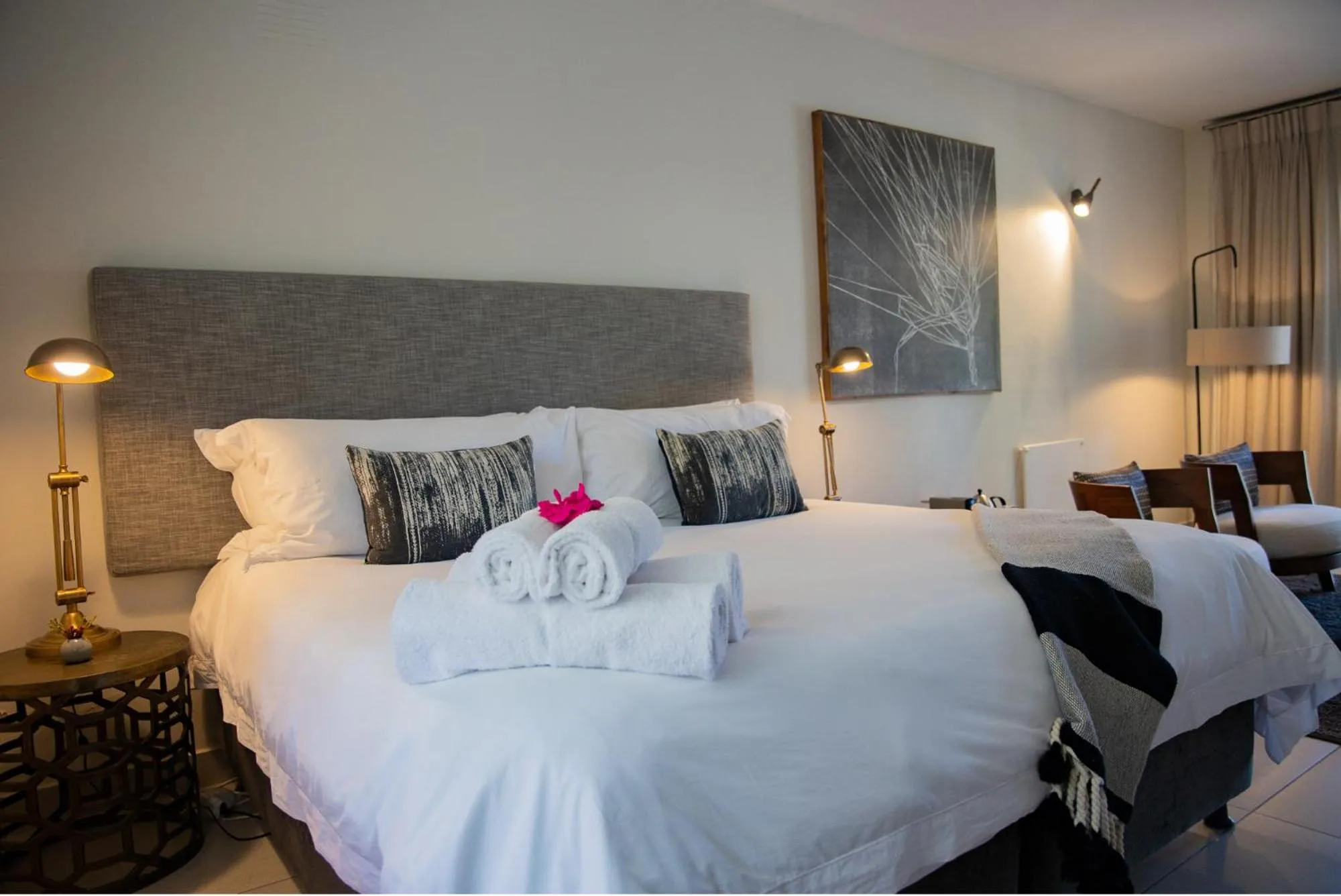 Bed in Macaron Boutique Guest House