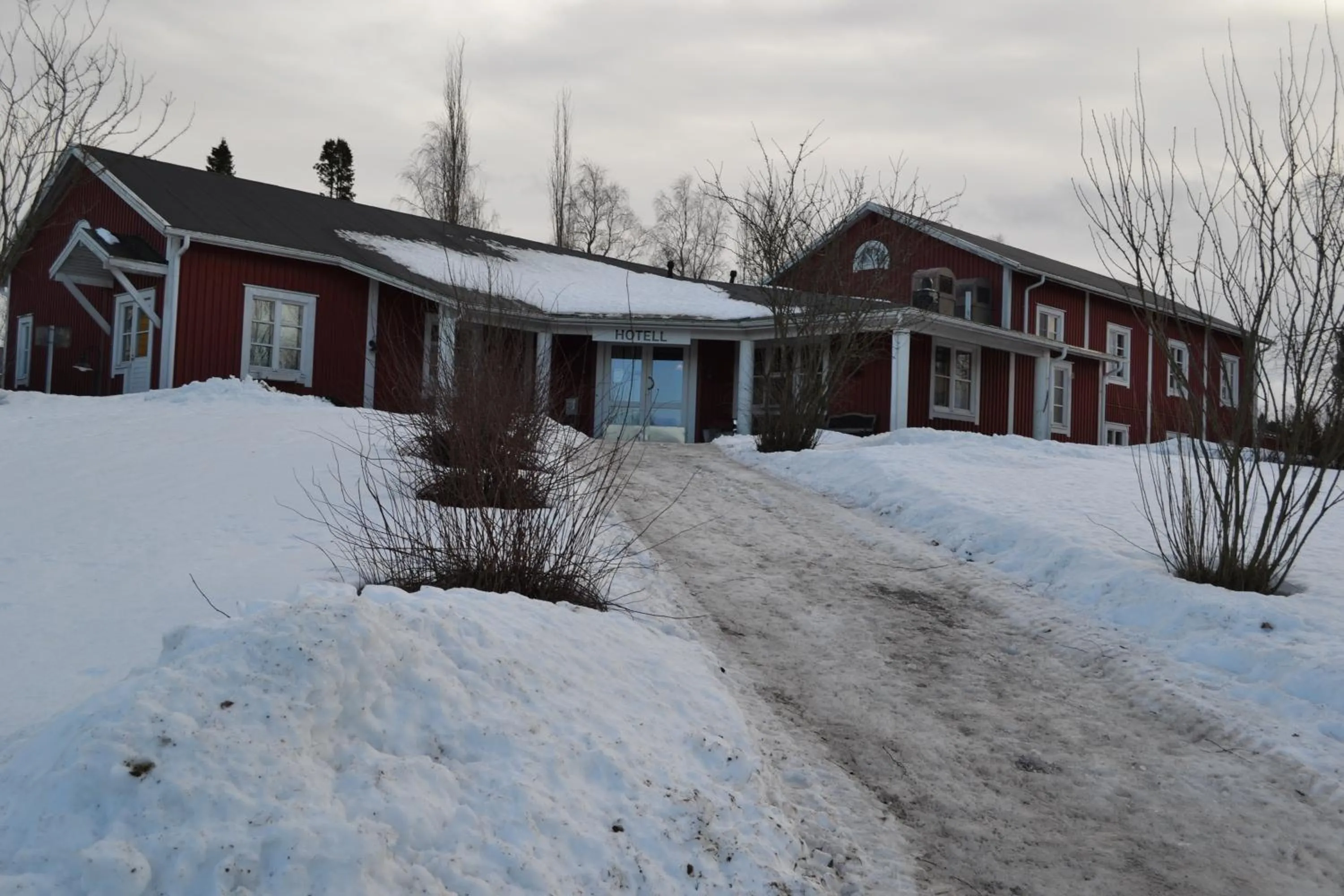 Facade/entrance in Juthbacka Hotell