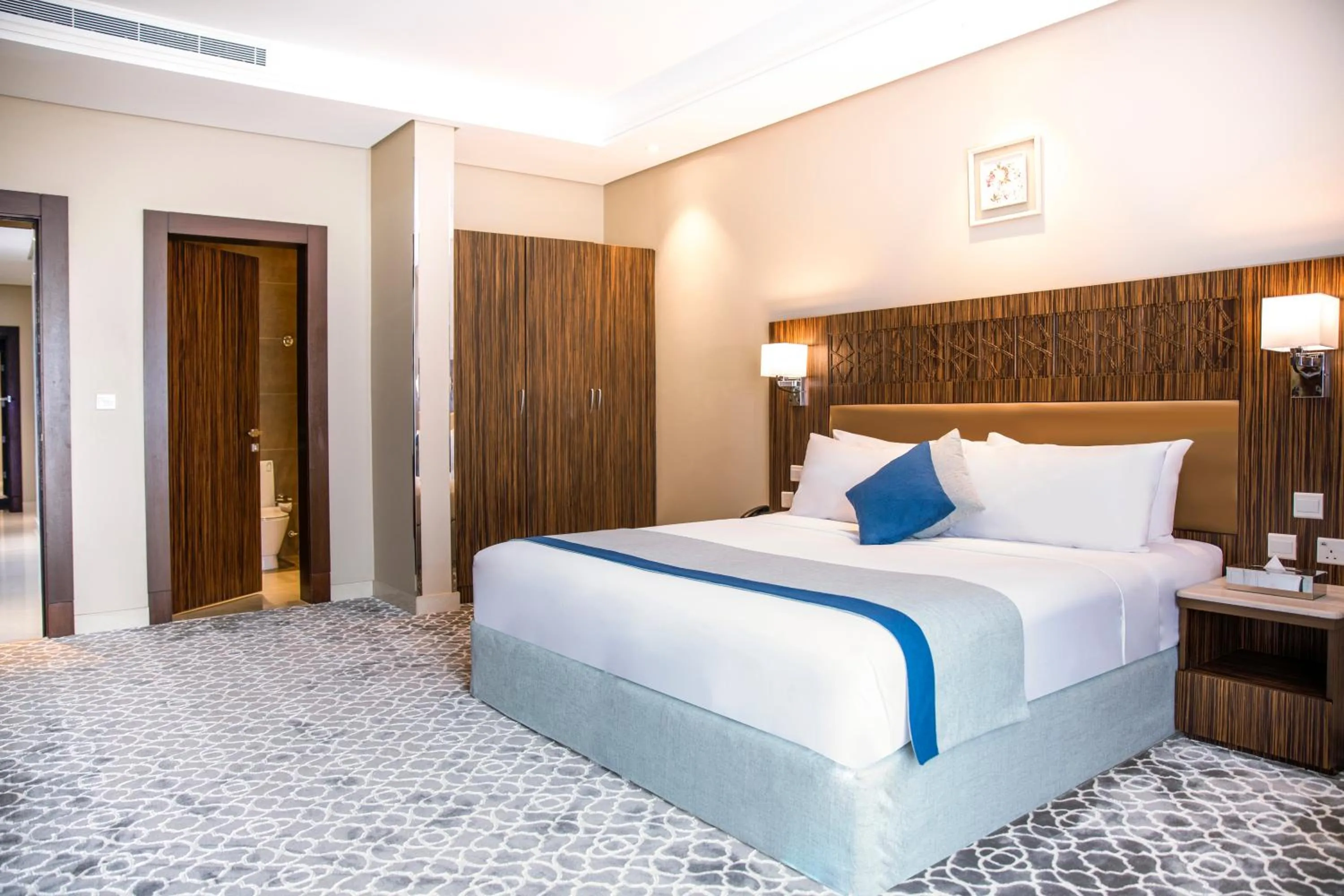 Bed in Swiss Blue Hotel - Hera