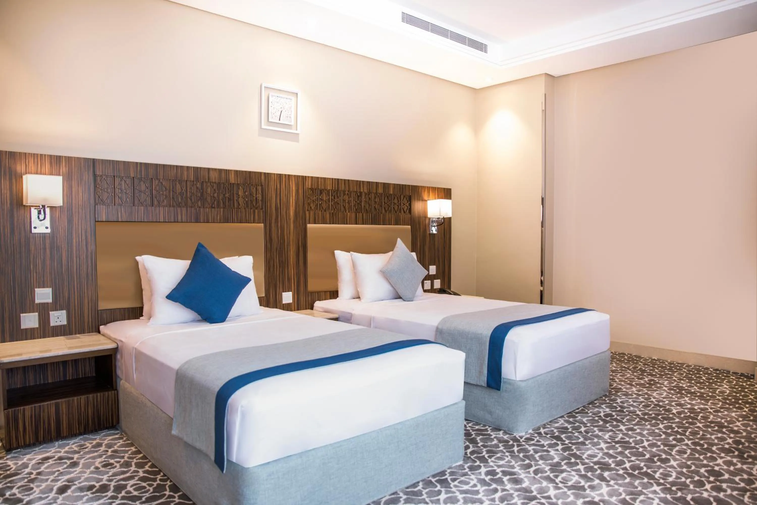 Bed in Swiss Blue Hotel - Hera