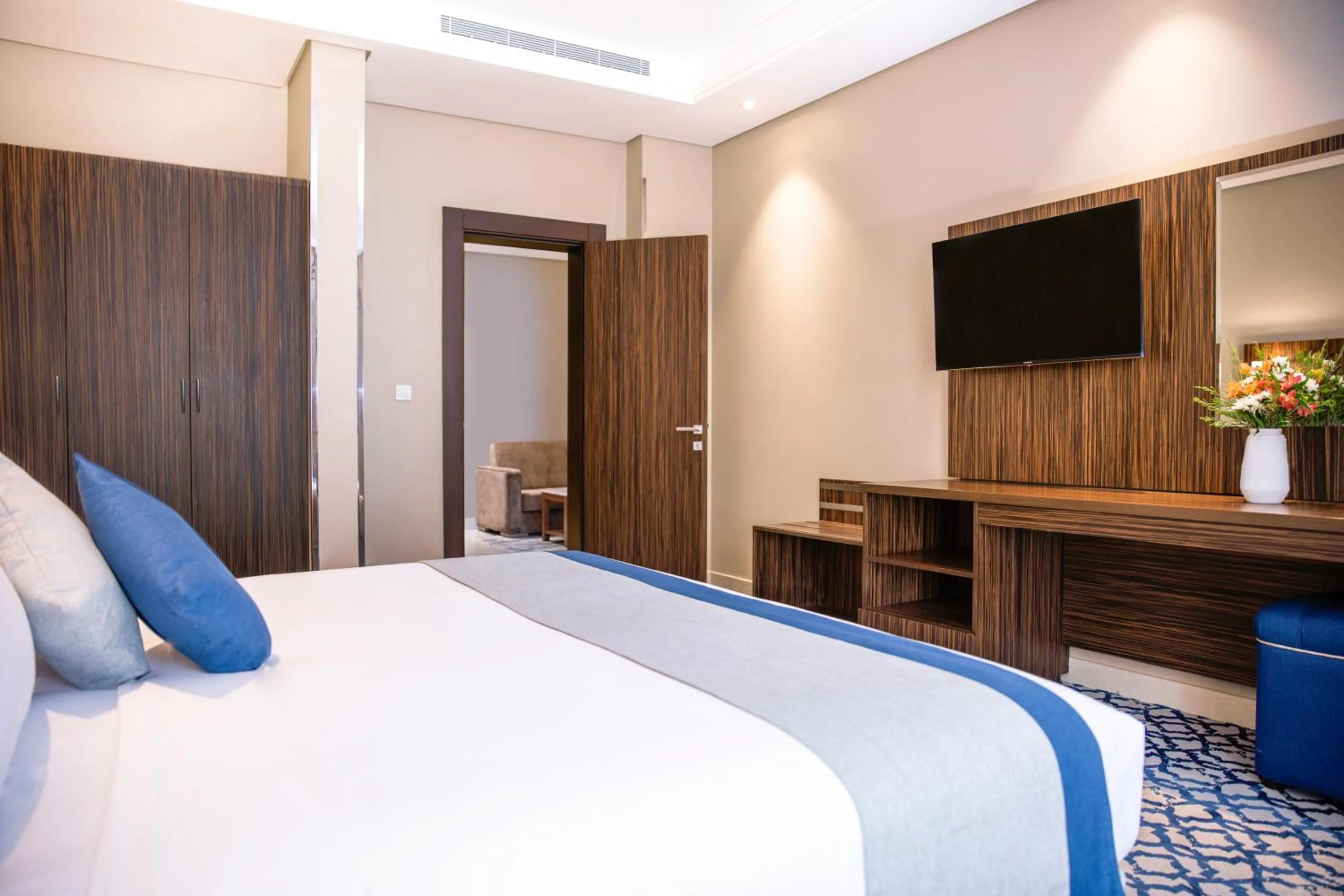 Bed in Swiss Blue Hotel - Hera