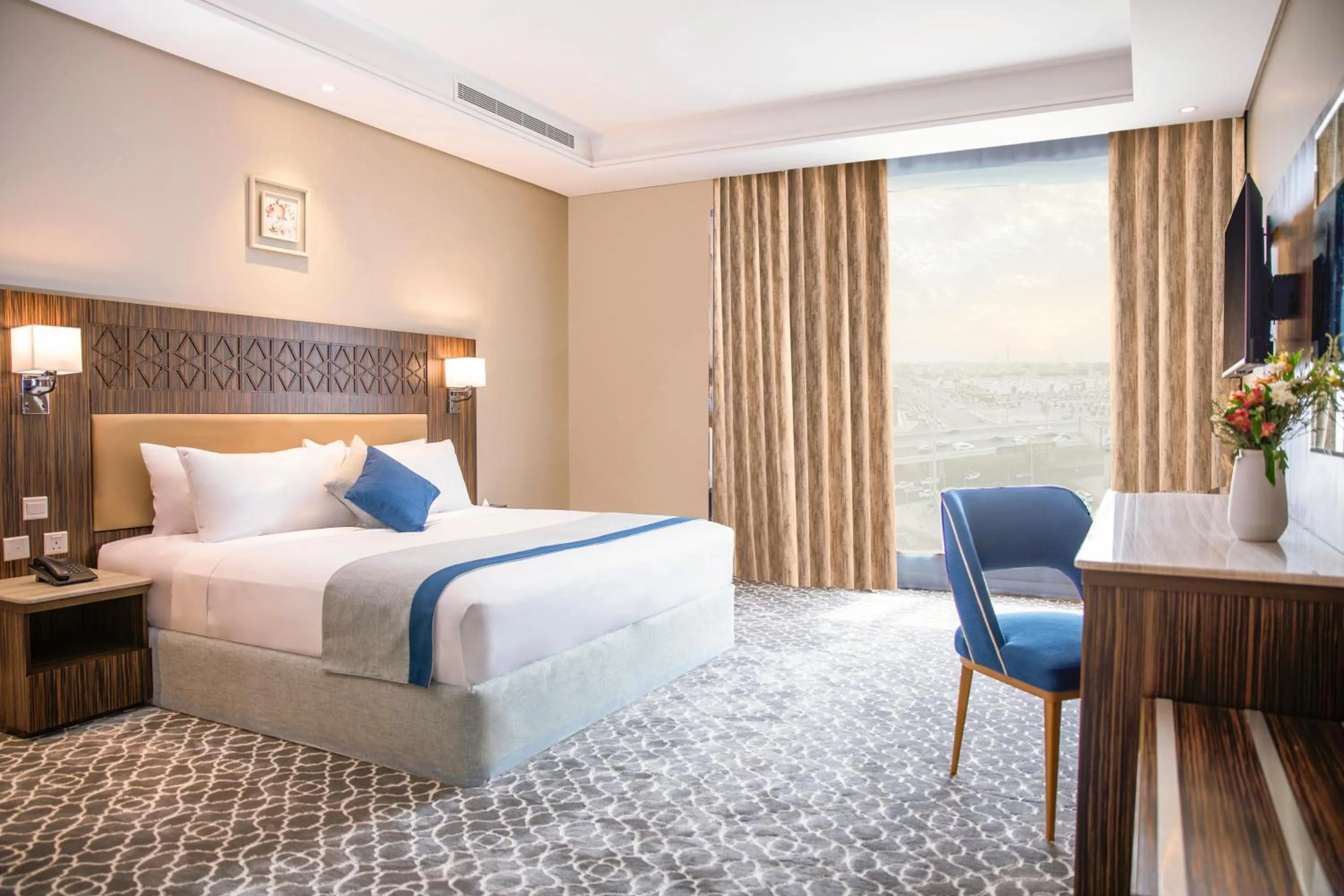 Photo of the whole room, Bed in Swiss Blue Hotel - Hera