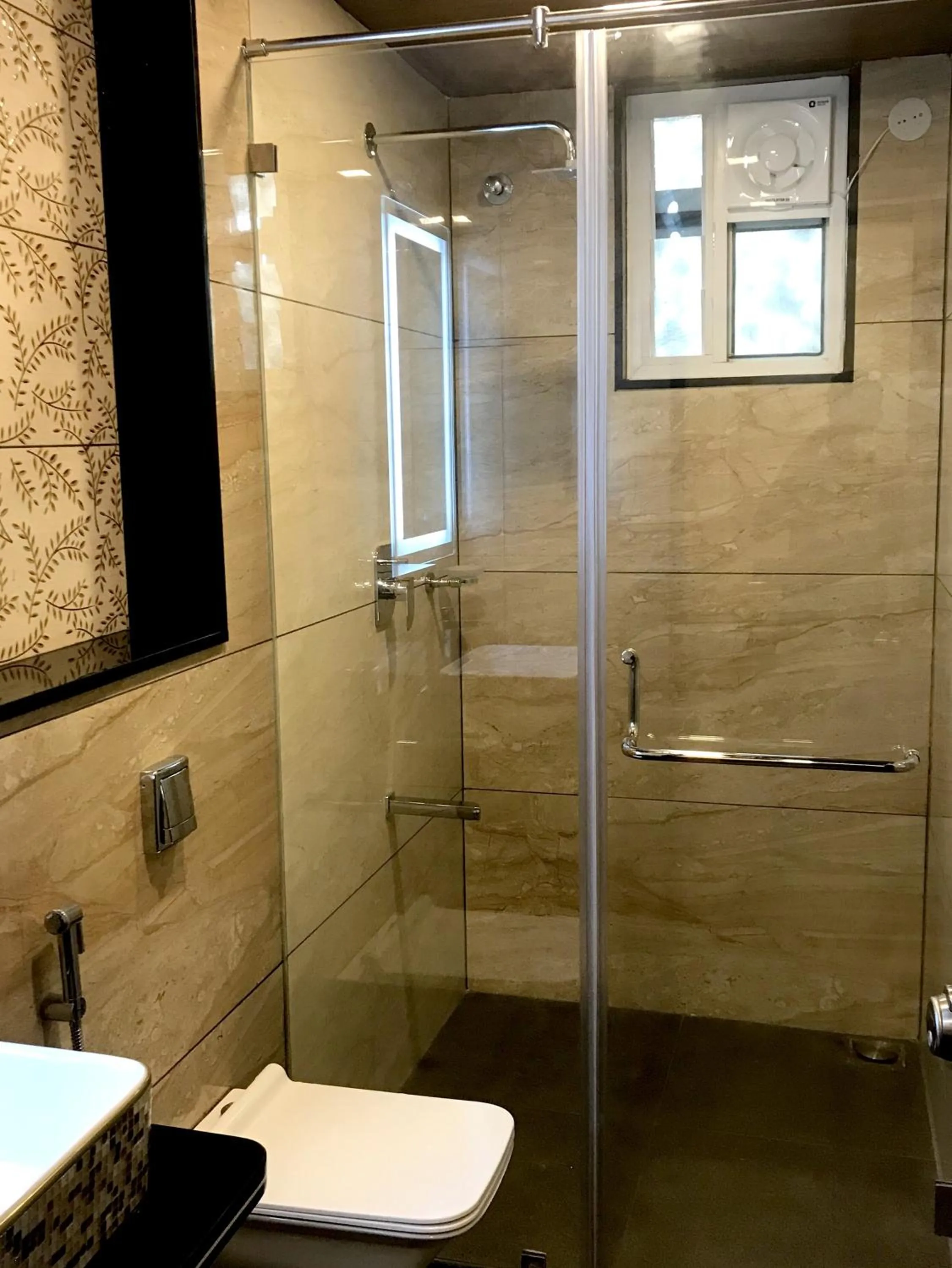 Bathroom in Meenakshi Inn