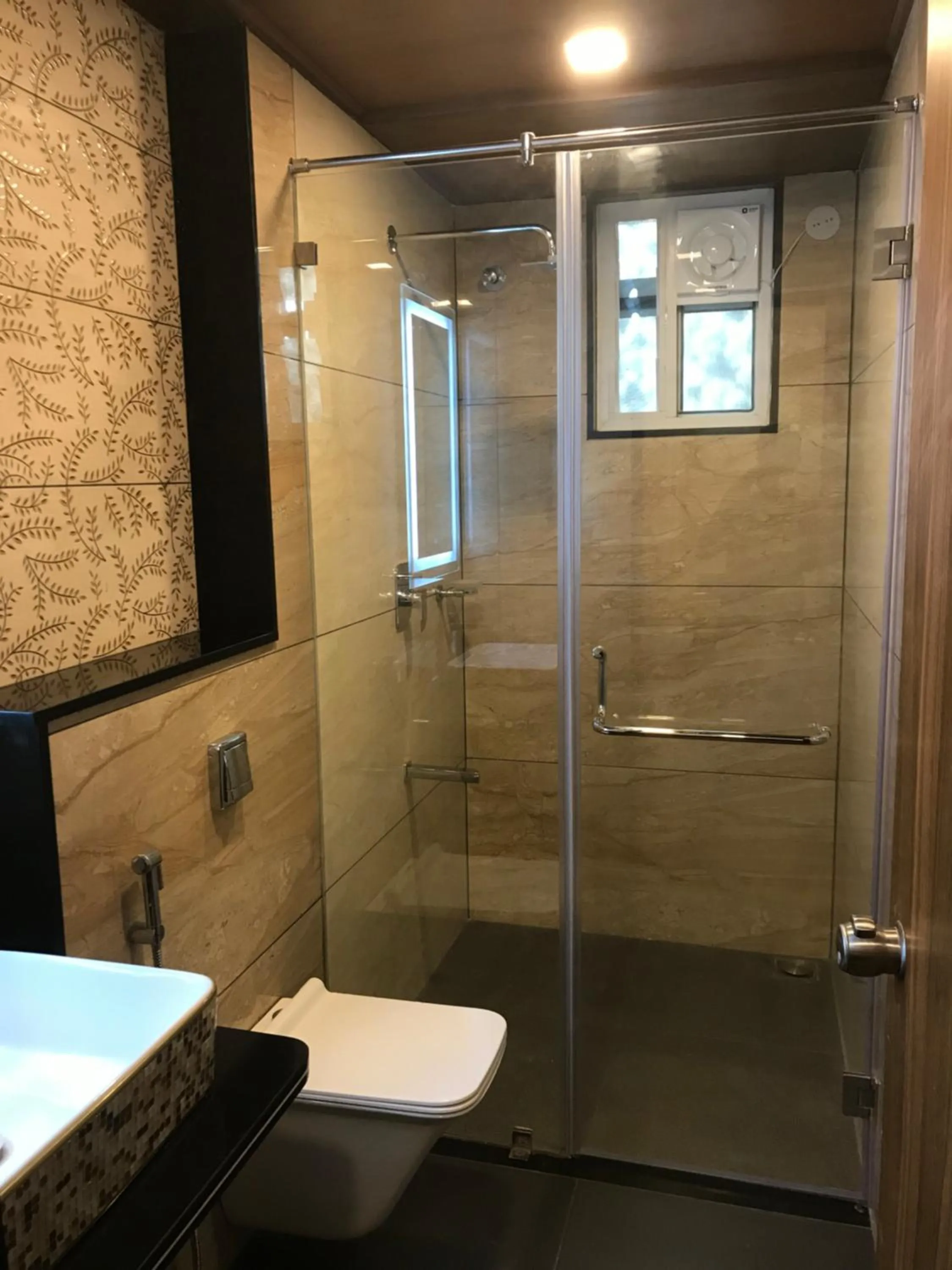 Bathroom in Meenakshi Inn