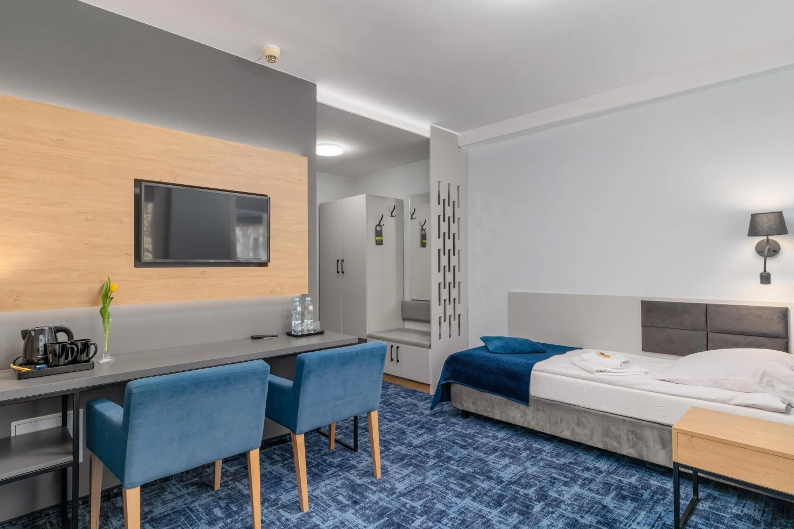 Bed in Hotel w Dobieszkowie