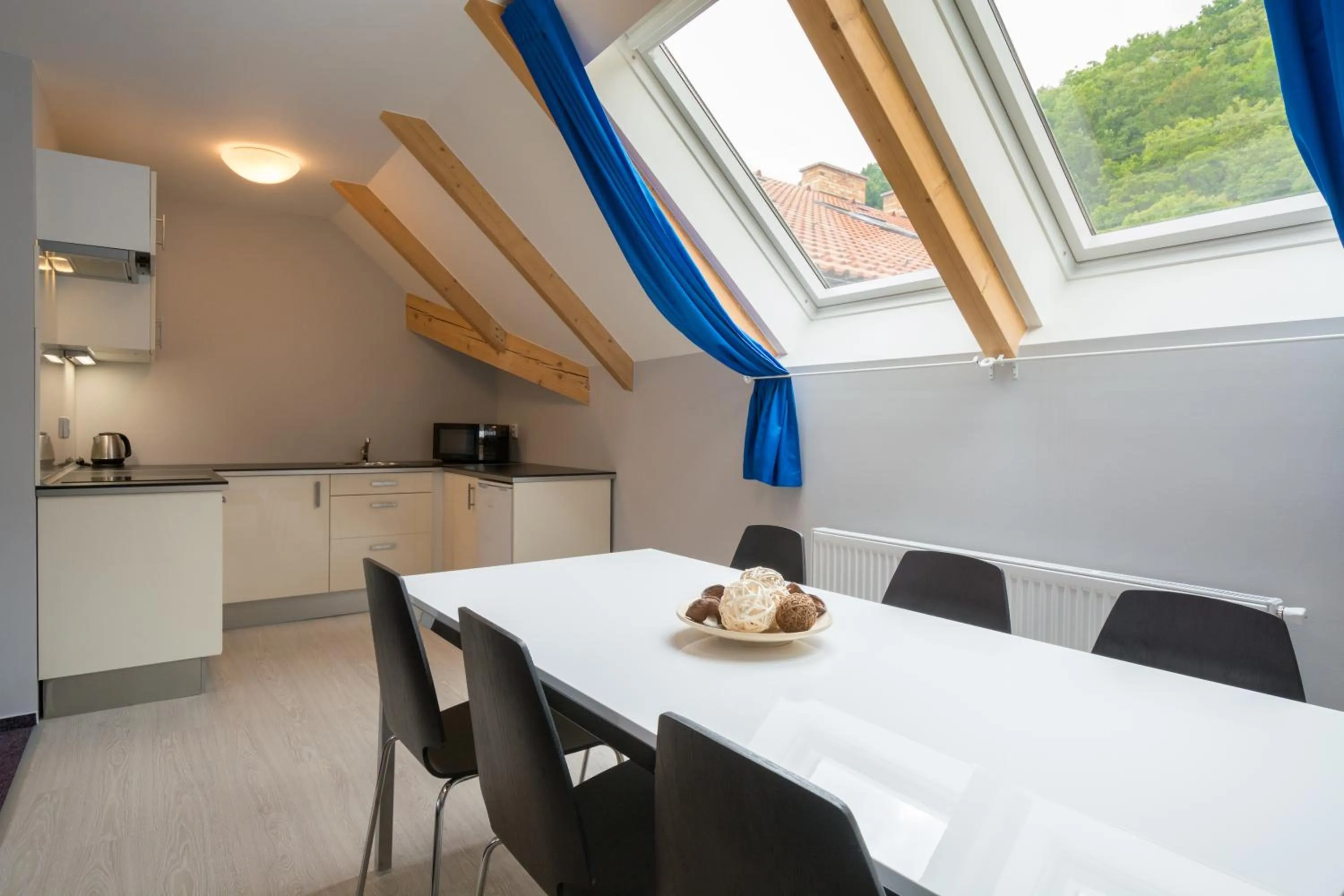Kitchen or kitchenette in Adeba Hotel