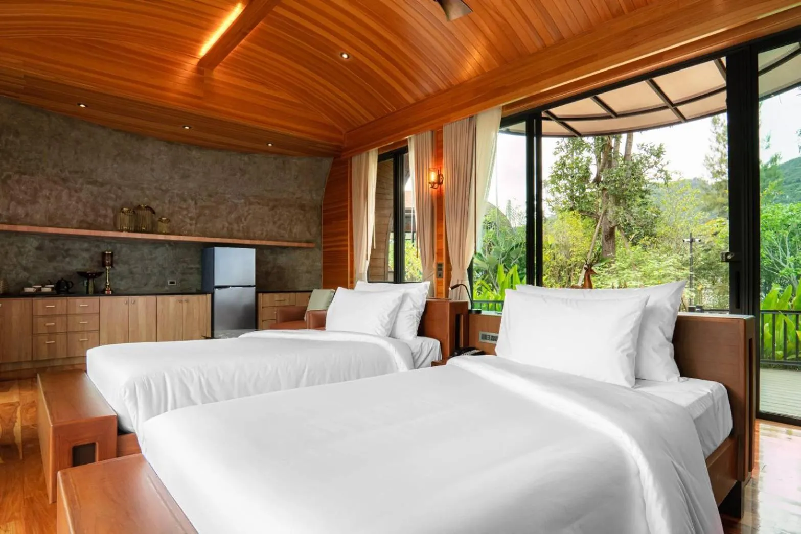 Bedroom, Bed in The Hidden Village, Khao Yai